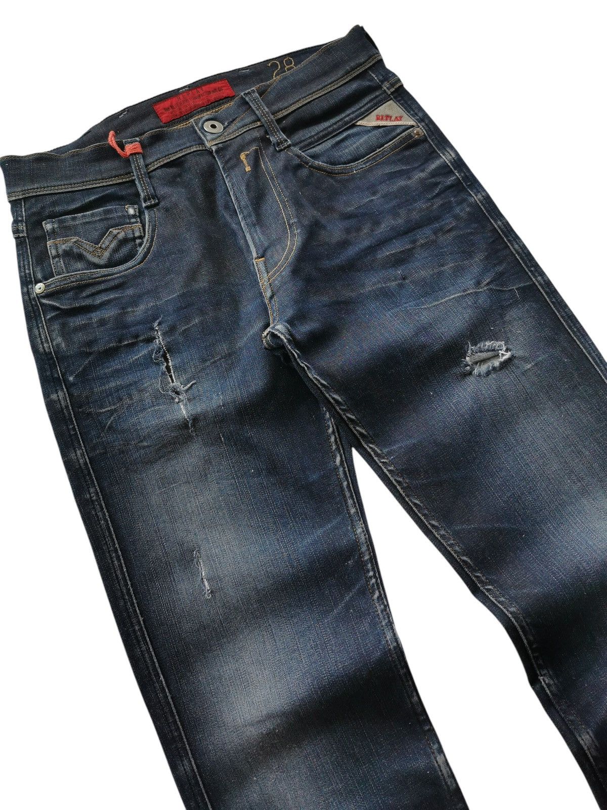 Replay Replay Anbass Slim Skinny Jeans - Italian Denim Size US 28 / EU 44 - 3 Thumbnail