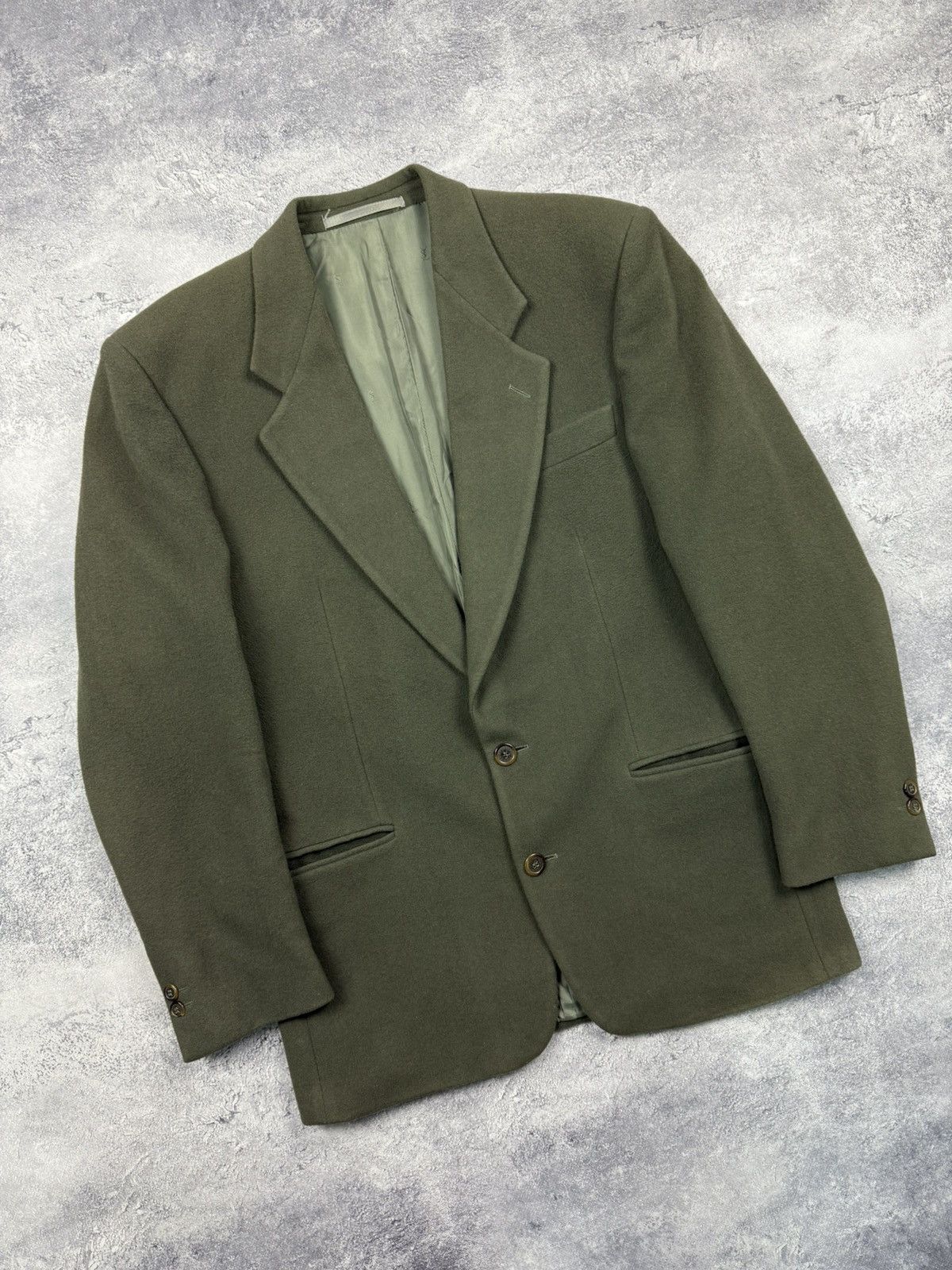 Yves Saint Laurent Vintage Yves Saint Laurent YSL Wool And Cashmere Blazer Size 48R - 4 Thumbnail
