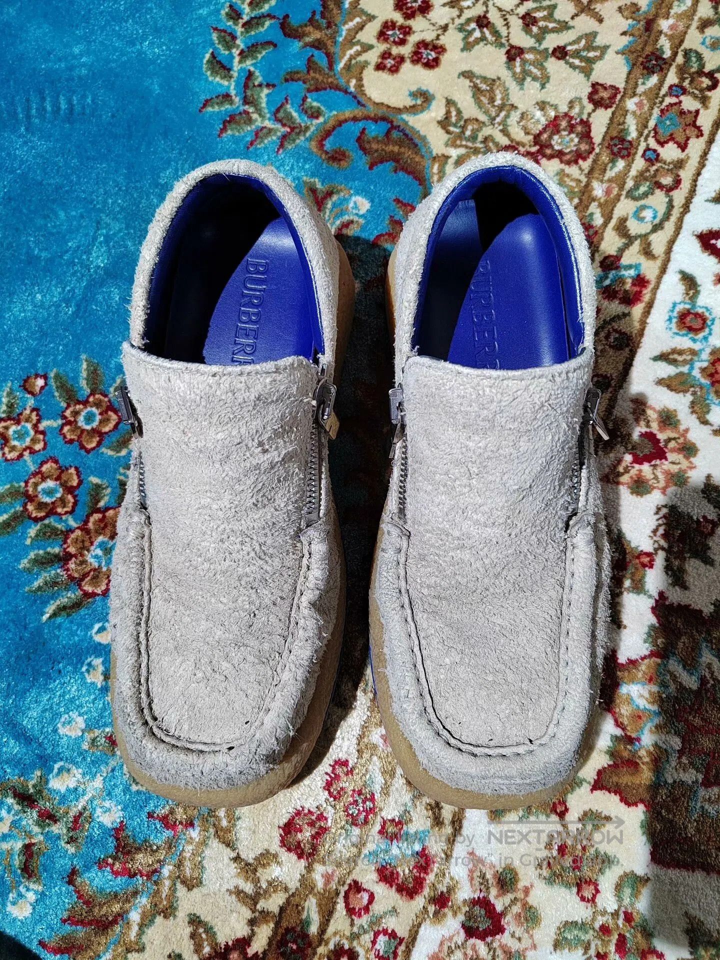 Burberry Burberry Gray Cashmere Slippers. Size US 7 / EU 40 - 2 Thumbnail