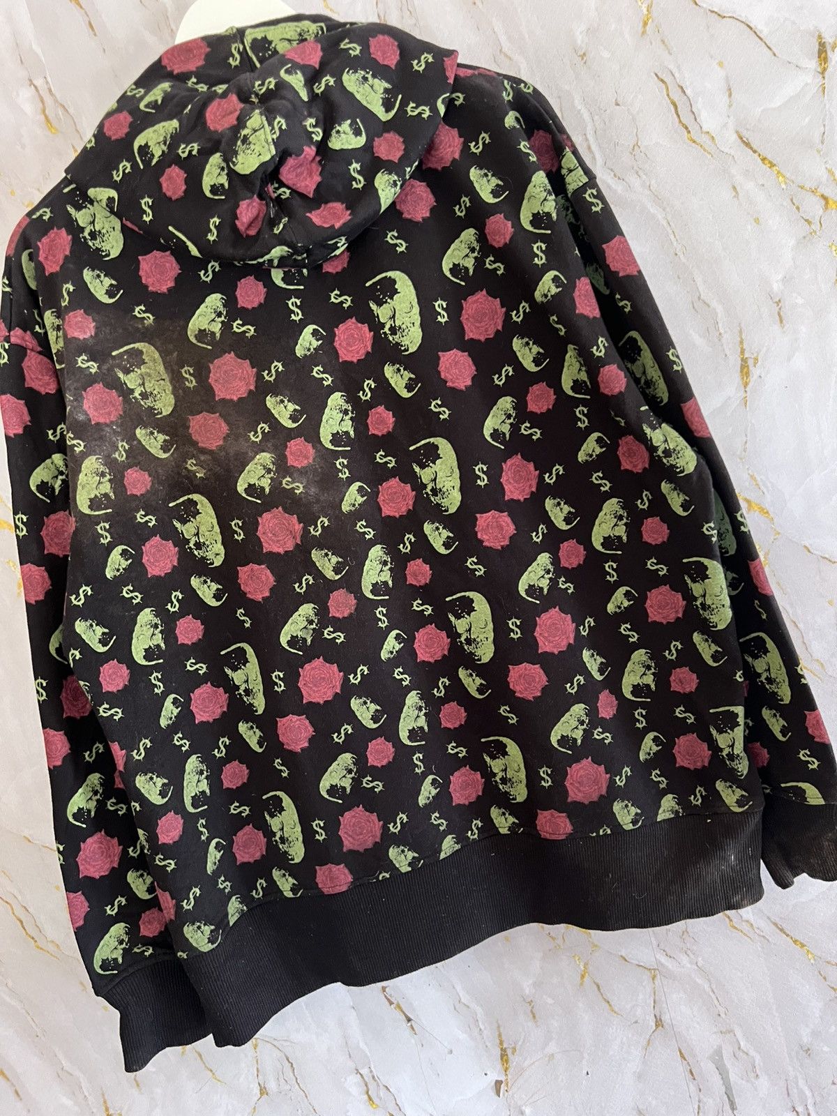 Japanese Brand Vintage Course2Course Dragon Rose Graphic Zip HoodieHarajuku Size US M / EU 48-50 / 2 - 5 Thumbnail