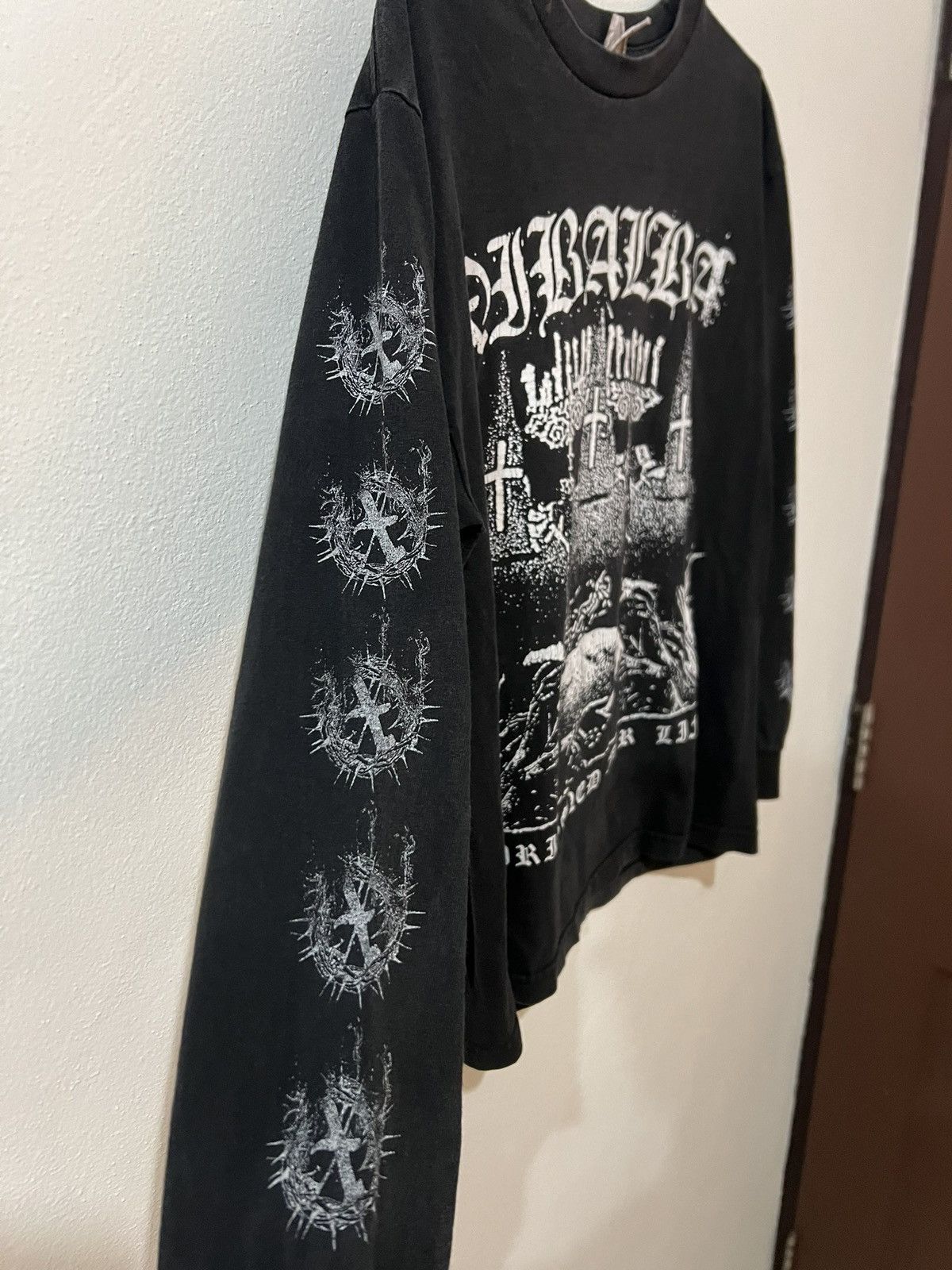 Vintage Vintage XIBALBA “IMPRISONED FOR LIFE” Sleeve Size US M / EU 48-50 / 2 - 2 Thumbnail