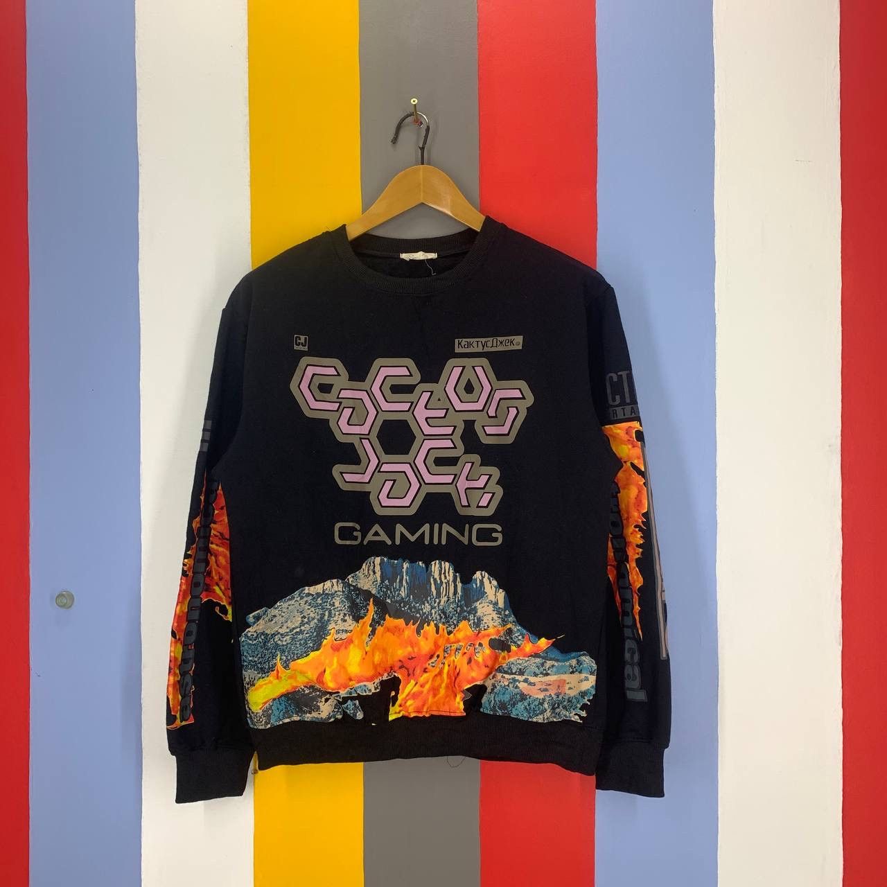 Other Fake CACTUS JACK by MARS Sweatshirt #2487/J Size US M / EU 48-50 / 2 - 1 Thumbnail