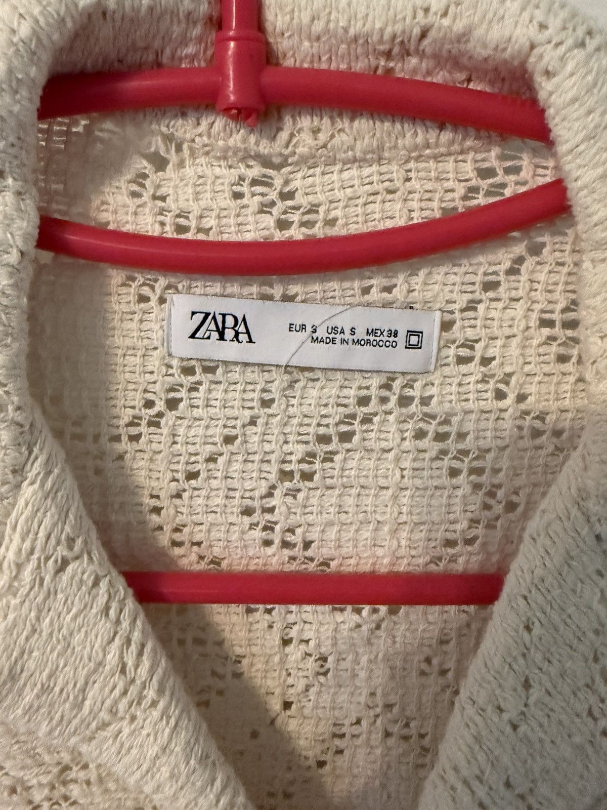 Zara Zara crochet summer shirt Size US S / EU 44-46 / 1 - 2 Thumbnail