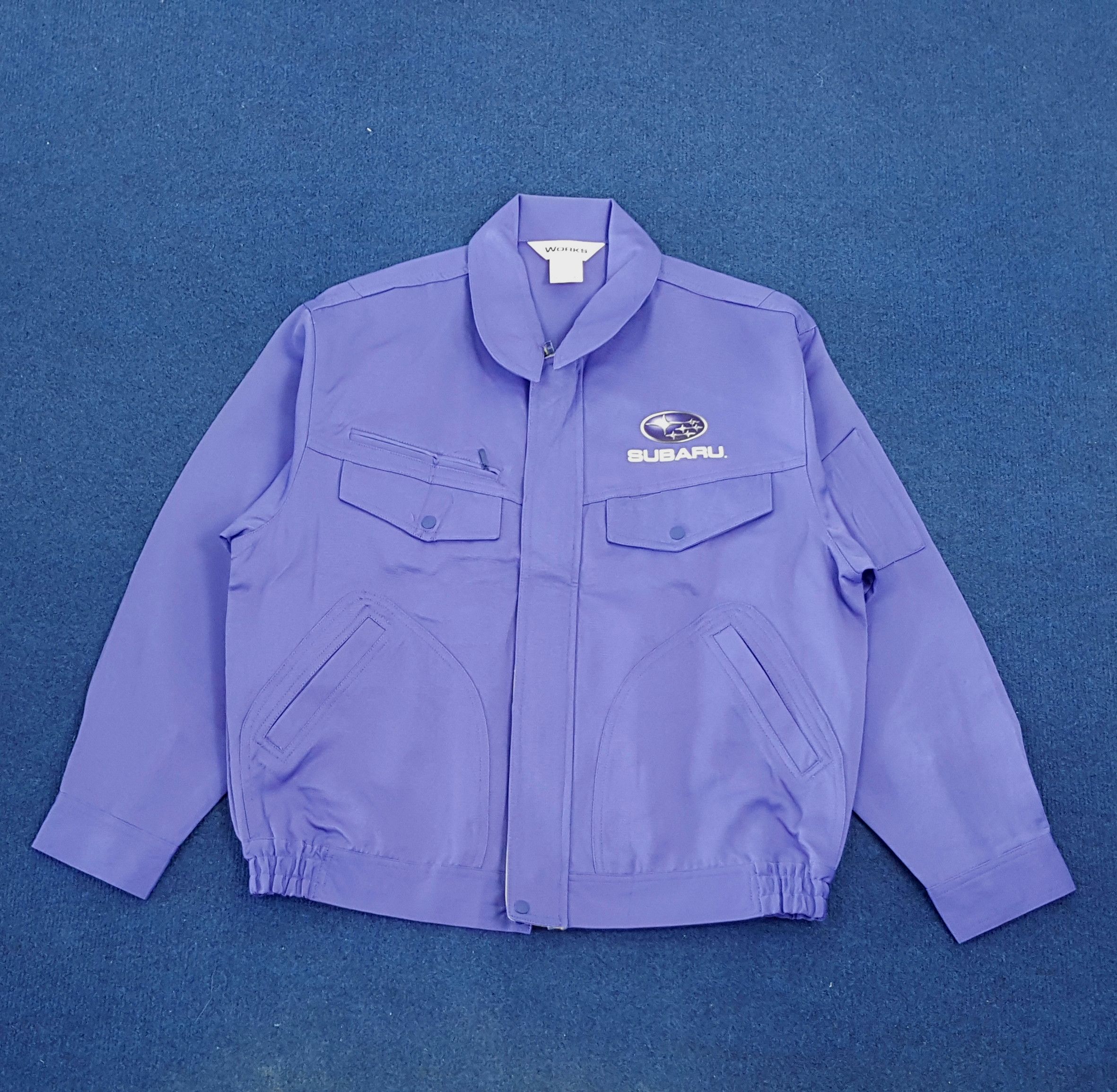 Japanese Brand × Vintage Vintage SUBARU Japanese Motorsports Racing Team Jacket Size US L / EU 52-54 / 3 - 3 Thumbnail