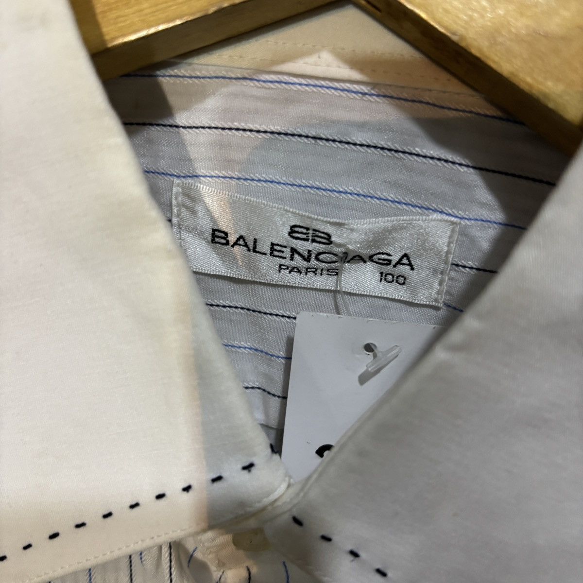 Balenciaga Vintage Balenciaga button up shirt Size US L / EU 52-54 / 3 - 6 Thumbnail