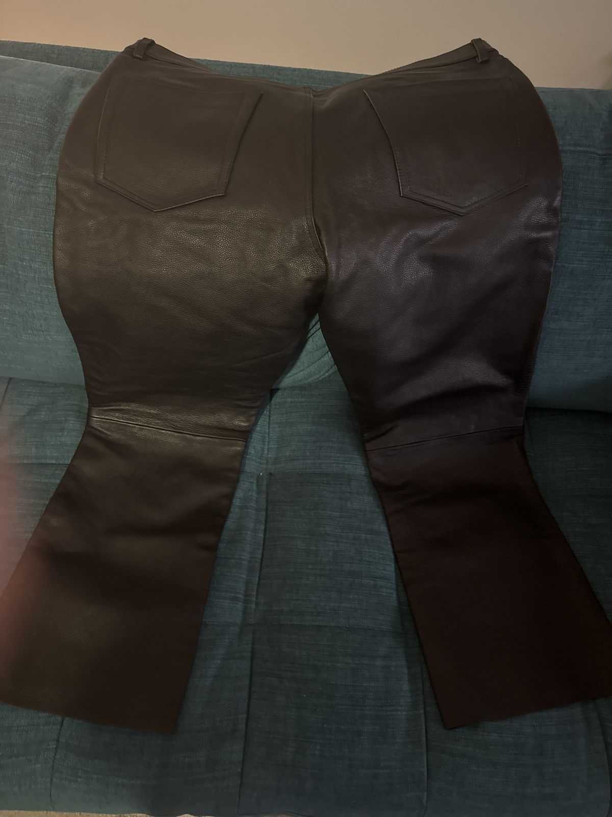 Other Genuine Leather Five Pocket Motorcycle Pants Size US 36 / EU 52 - 4 Thumbnail