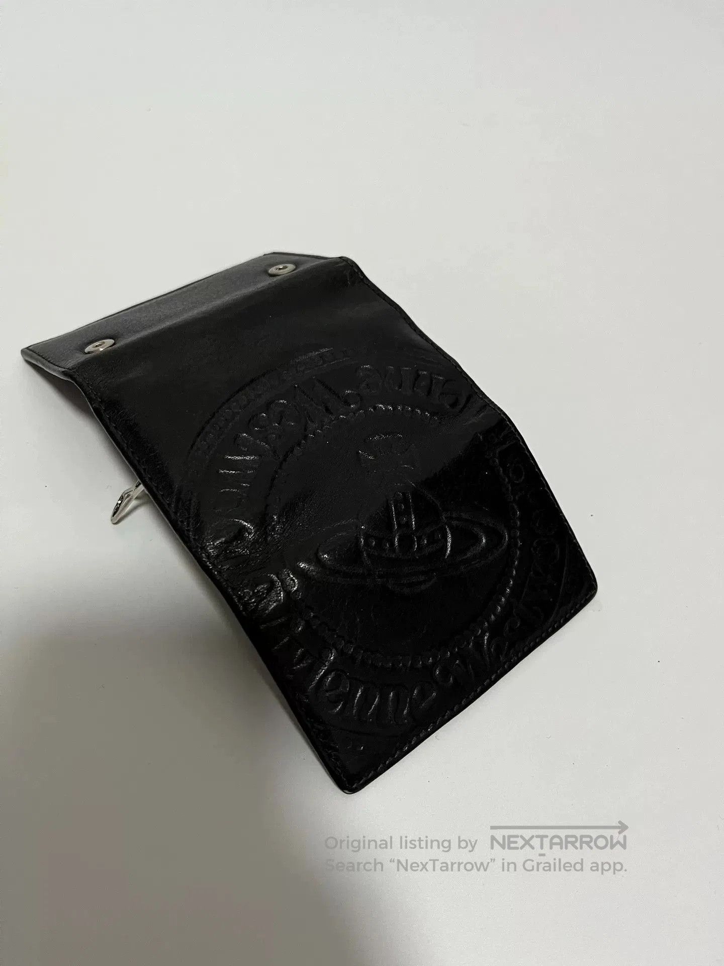 Vivienne Westwood Vivienne Westwood Saturn Logo Leather Key Pouch. Size ONE SIZE - 7 Thumbnail
