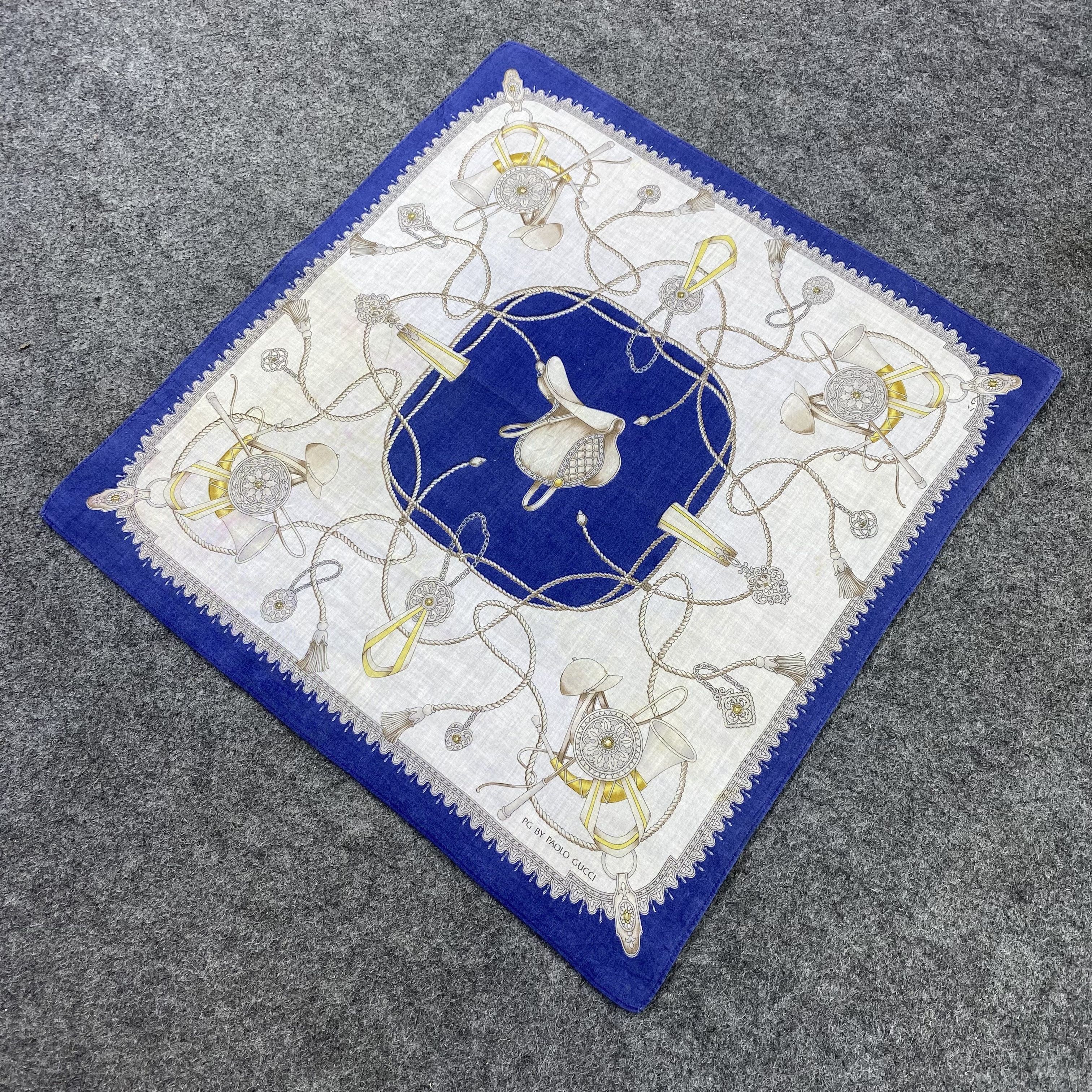 Paolo Gucci Paolo Gucci Handkerchief / Bandana / Neckerchief-B1115 Size ONE SIZE - 4 Thumbnail