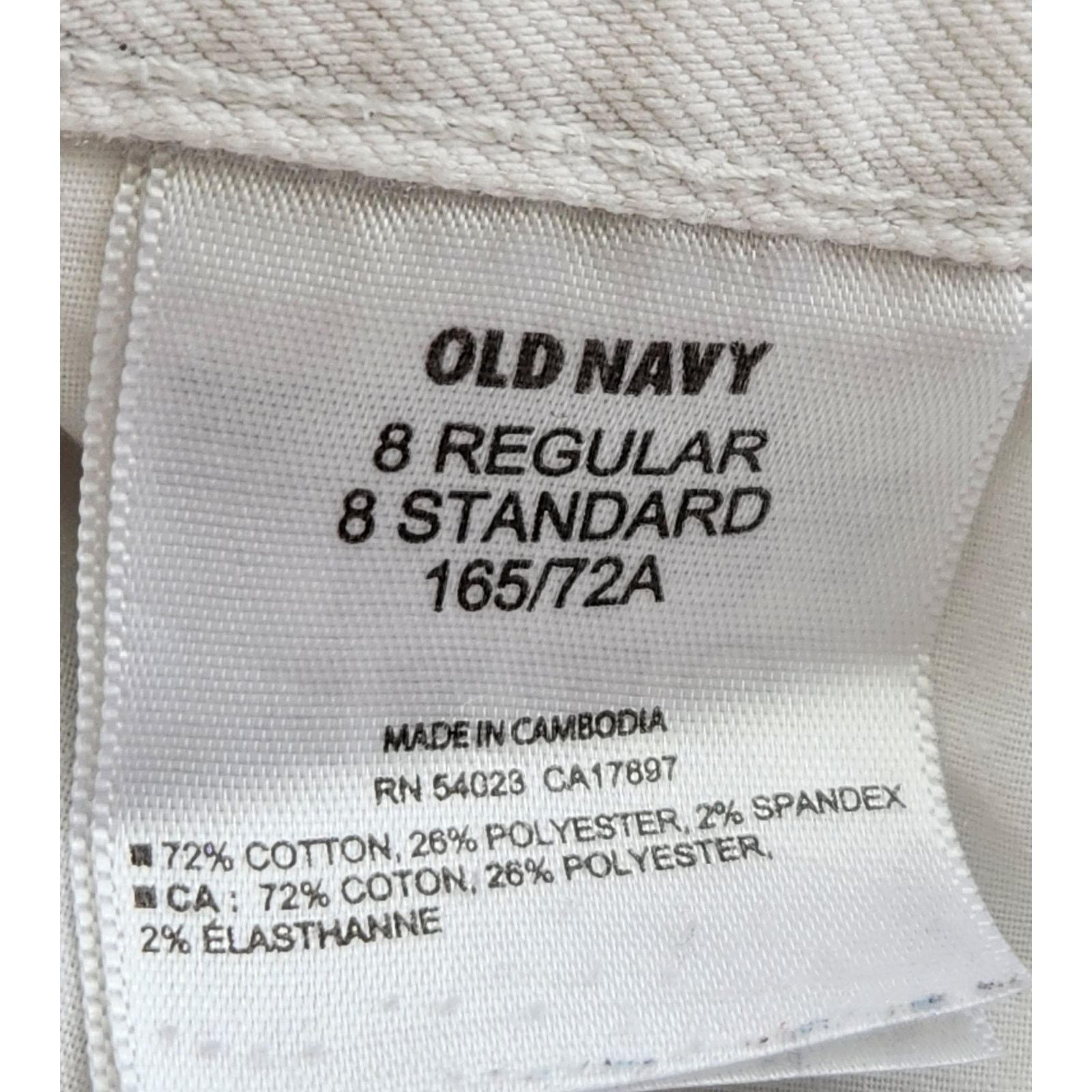 Old Navy Old Navy The Sweetheart White Denim Shorts 8 Stretch Size 30" / US 8 / IT 44 - 4 Thumbnail