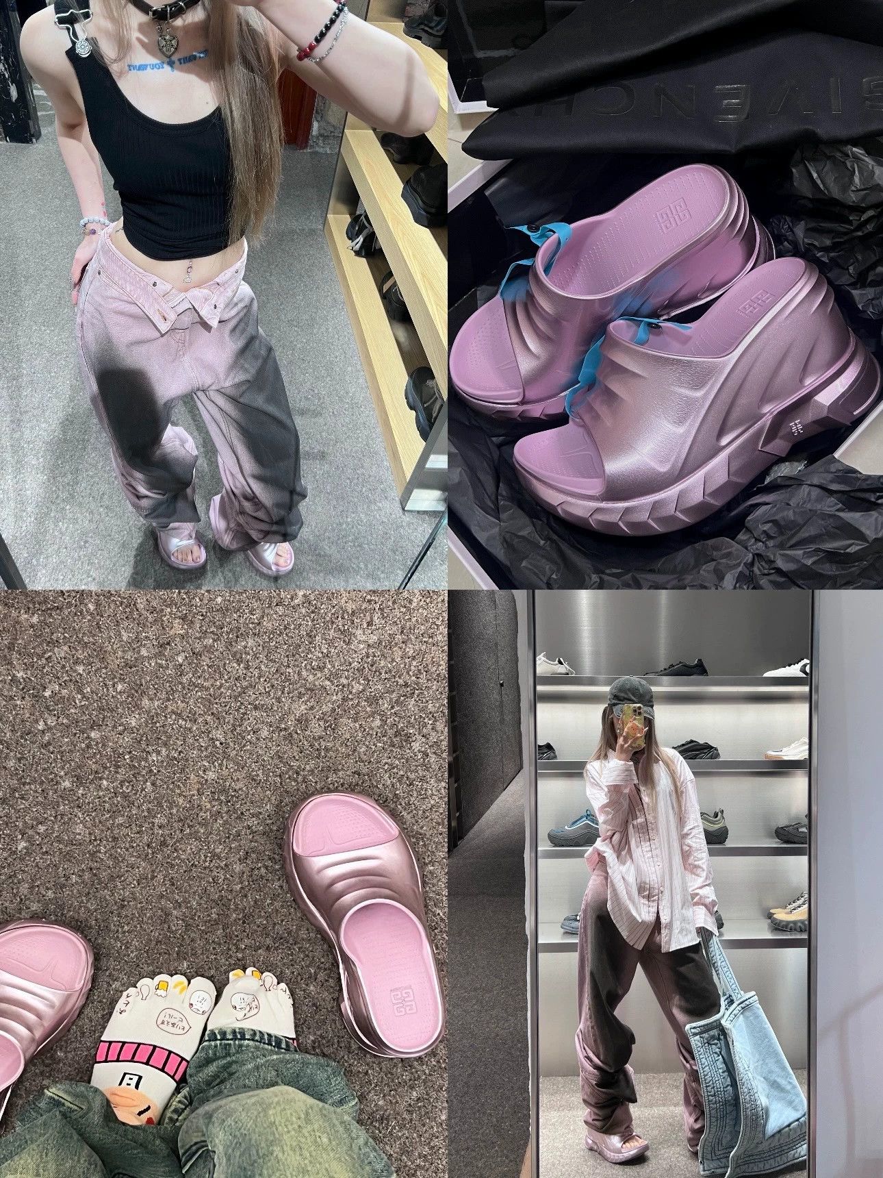 Givenchy Givenchy Marshmallow Slipper Heels 39 Pink 12cm Size US 8.5 / IT 38.5 - 9 Thumbnail