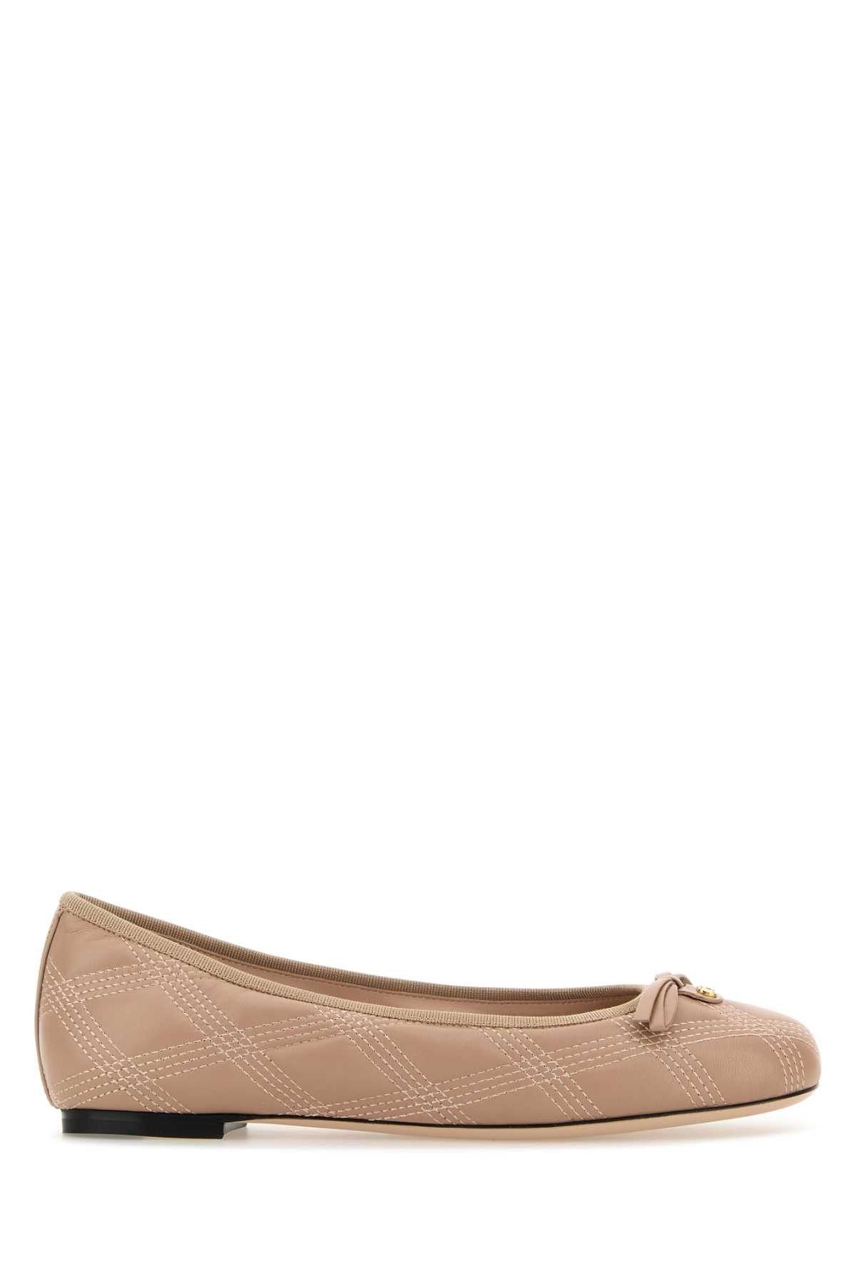 Valentino Powder Pink Leather Ballerinas Size US 6 / IT 36 - 1 Thumbnail