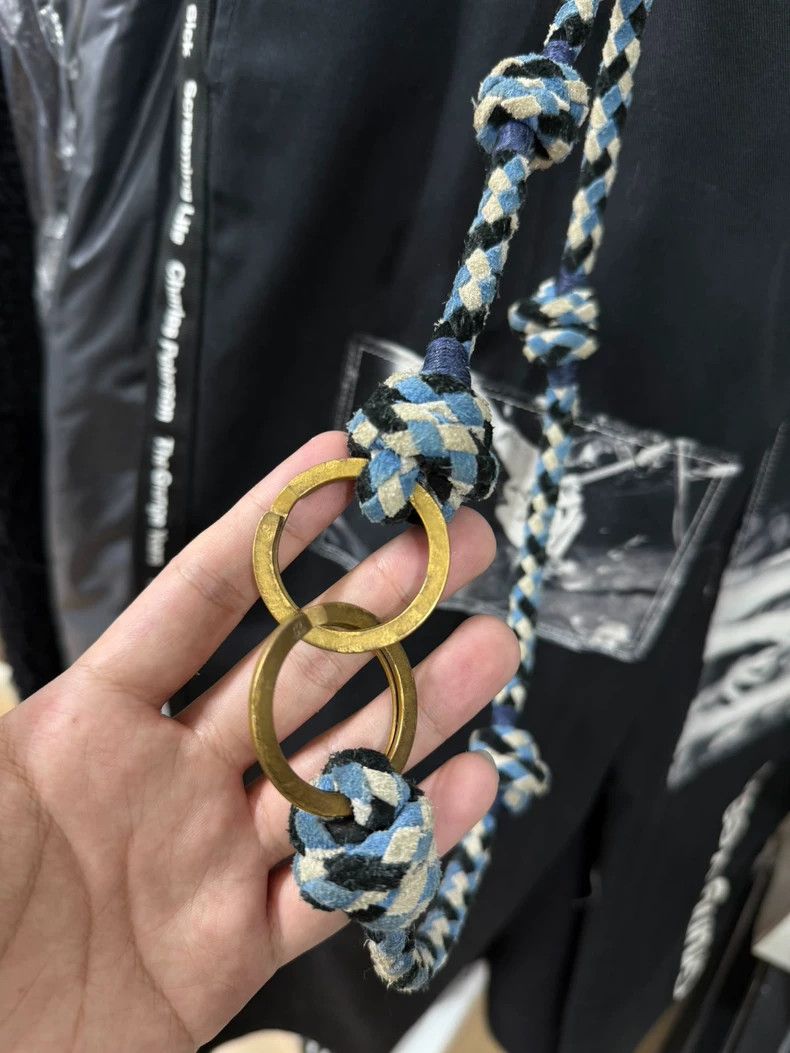 Takahiromiyashita The Soloist. The soloist Leather patchwork woven chain waist hang Size ONE SIZE - 5 Thumbnail