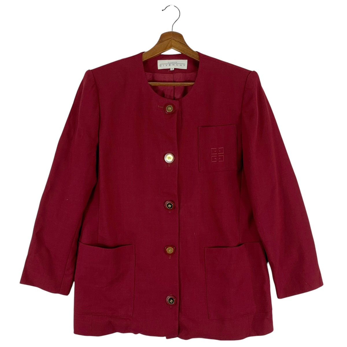 Givenchy VINTAGE GIVENCHY GLAMOUR WOMEN BUTTON JACKET Size M / US 6-8 / IT 42-44 - 1 Thumbnail