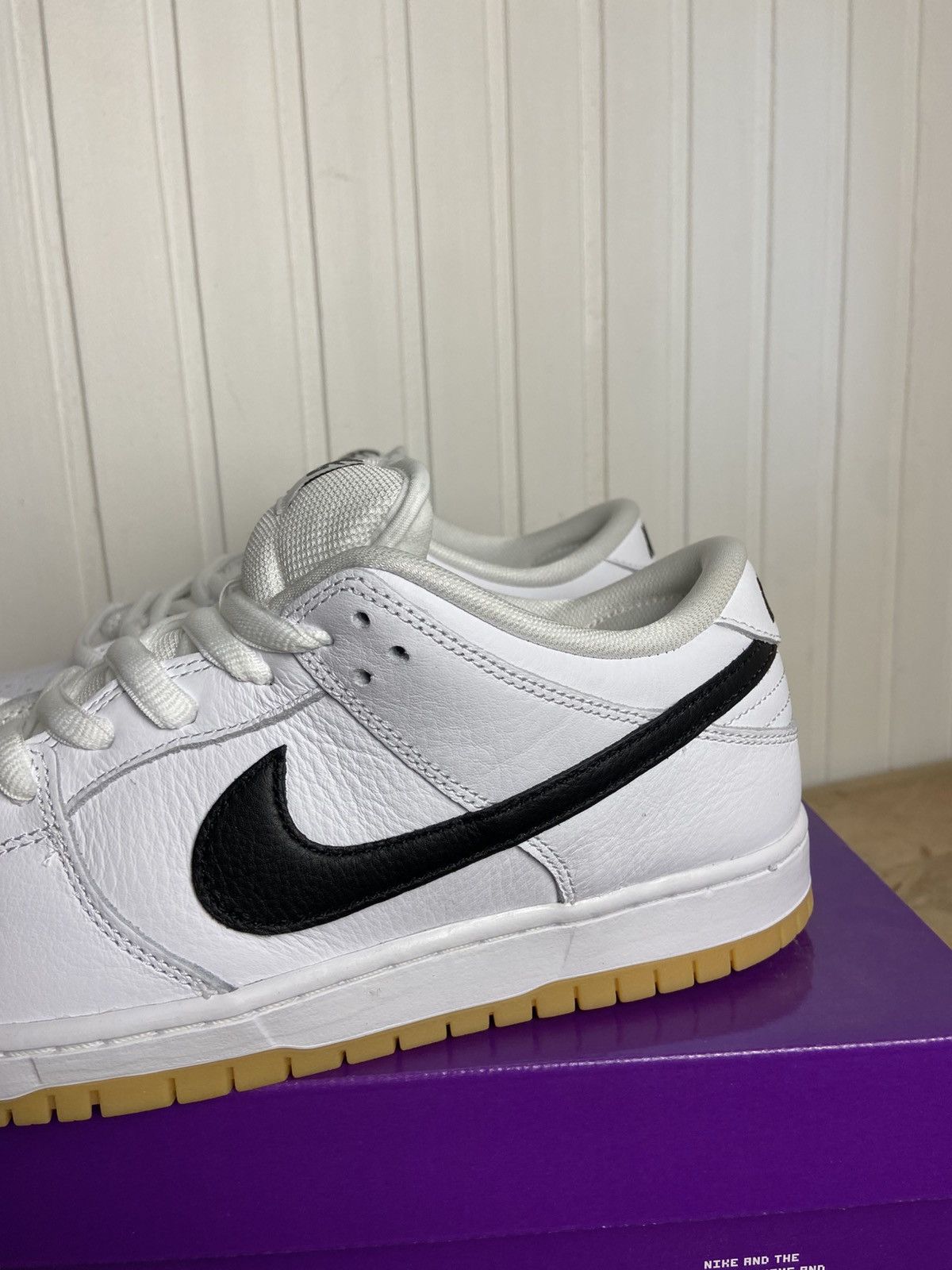 Nike New Nike SB Dunk Low Pro "White Gum" authentic Size 10,5US Size US 10.5 / EU 43-44 - 8 Thumbnail