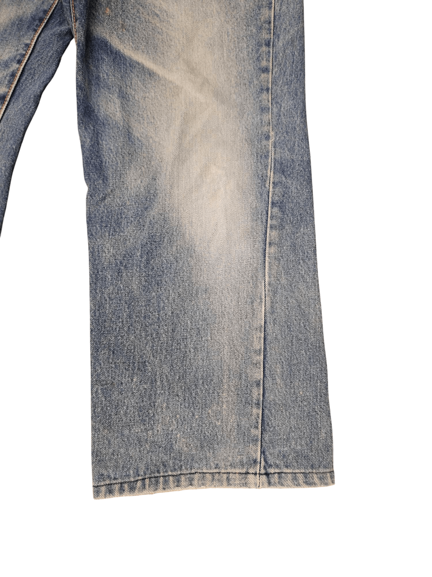 Number (N)ine × Undercover Vintage 80s Edwin Clawmark Distress Faded Denim Jeans Size US 32 / EU 48 - 3 Thumbnail