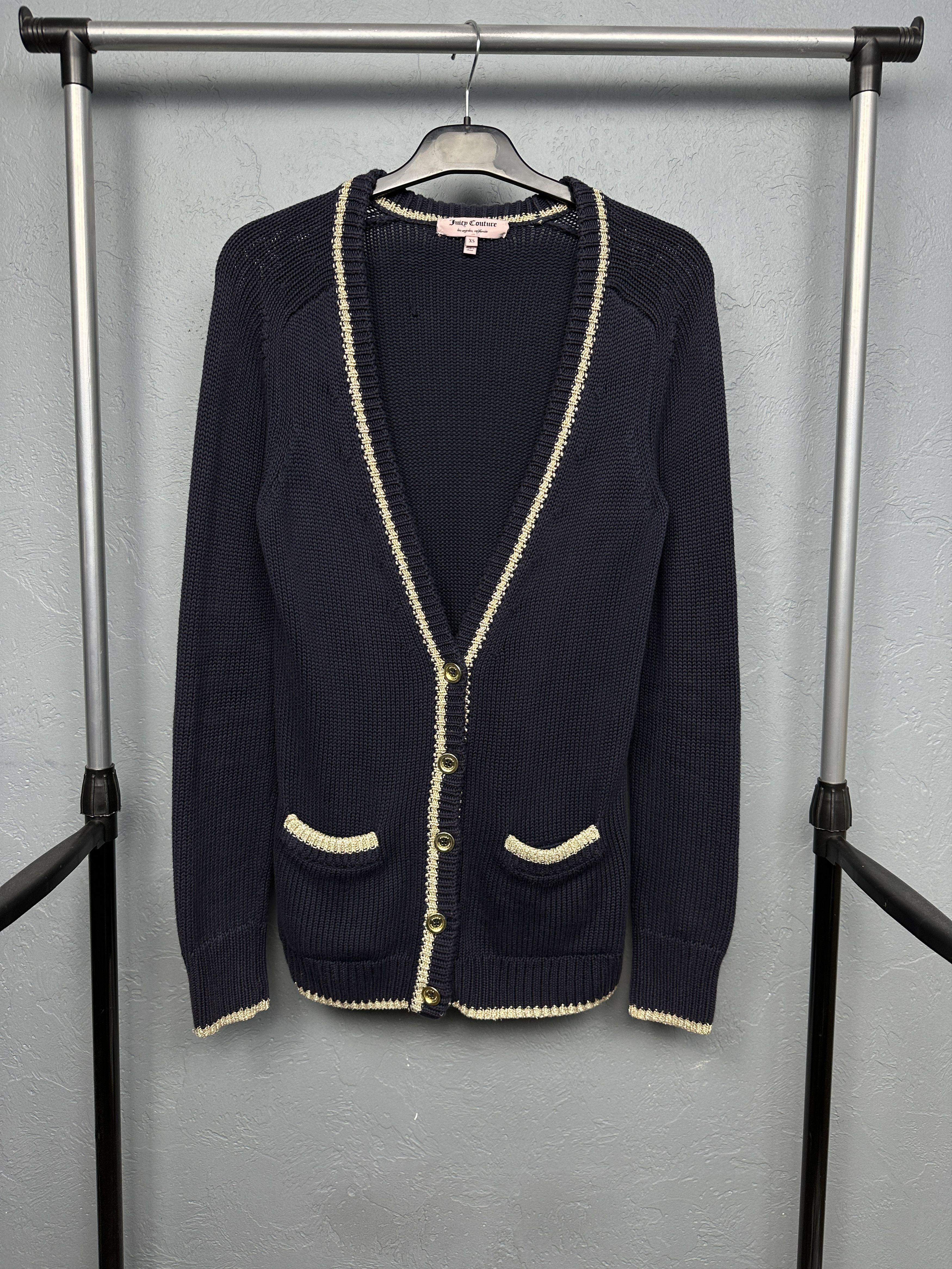 Juicy Couture Juicy Couture Womens Knit Cardigan Sweater Size XS / US 0-2 / IT 36-38 - 1 Thumbnail