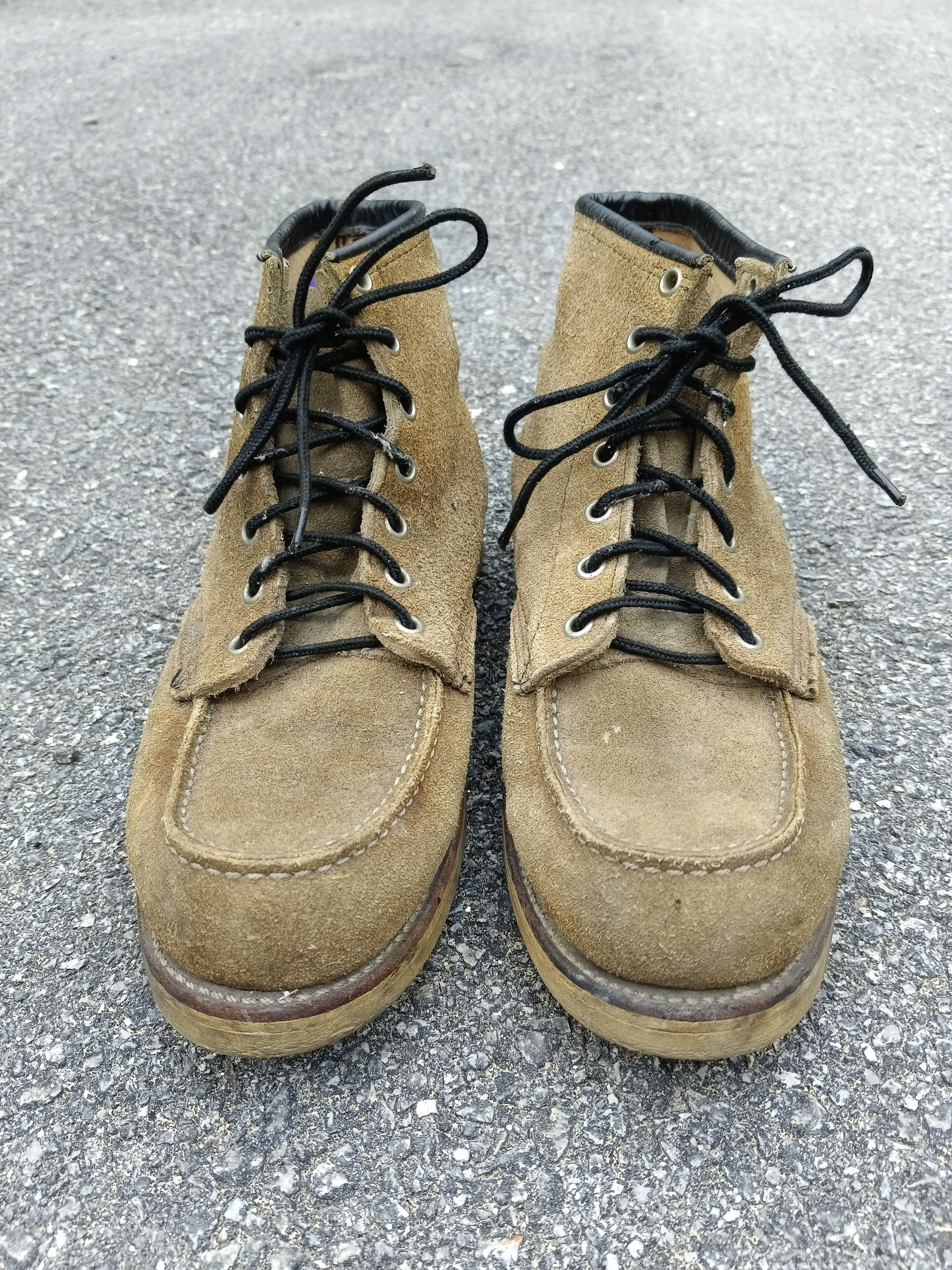 RED WING IRISH SETTER SUEDE LEATHER BOOTS