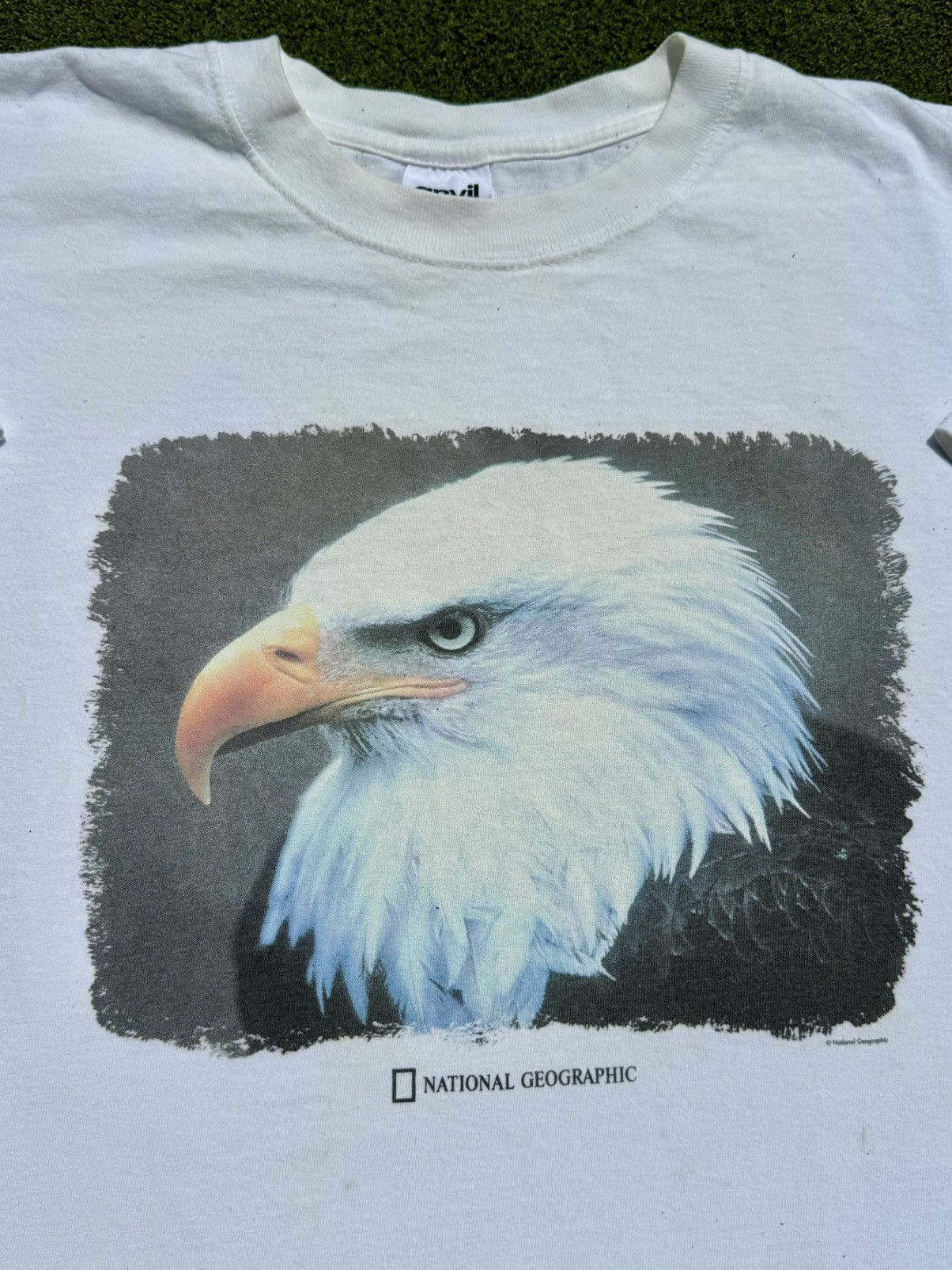 Vintage Vintage National Geographic Bald Eagle TV Show T-Shirt Size US XL / EU 56 / 4 - 5 Thumbnail