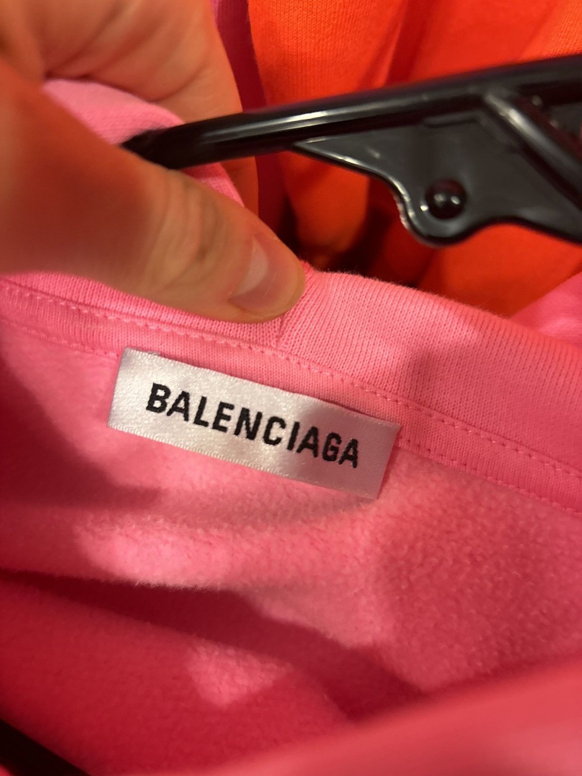 Balenciaga Balenciaga Pink Campaign Logo Hoodie Size US L / EU 52-54 / 3 - 7 Thumbnail