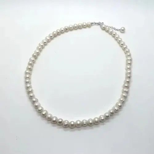 Jewelry Natural freshwater Pearl necklace choker + bracelet Size ONE SIZE - 3 Thumbnail