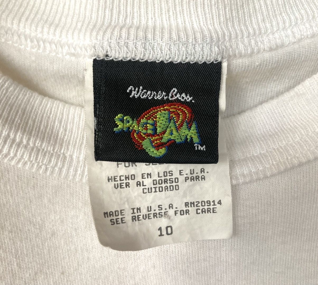 Vintage Vintage ‘96 Space Jam Baby Doll Tee Size XS / US 0-2 / IT 36-38 - 5 Thumbnail