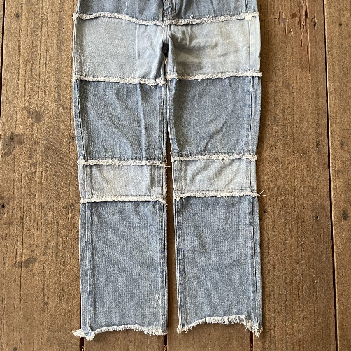 Japanese Brand 🔥🇯🇵Rare Unbrand Hagi Stylish Distress Women Denim Jeans Size 28" / US 6 / IT 42 - 3 Thumbnail
