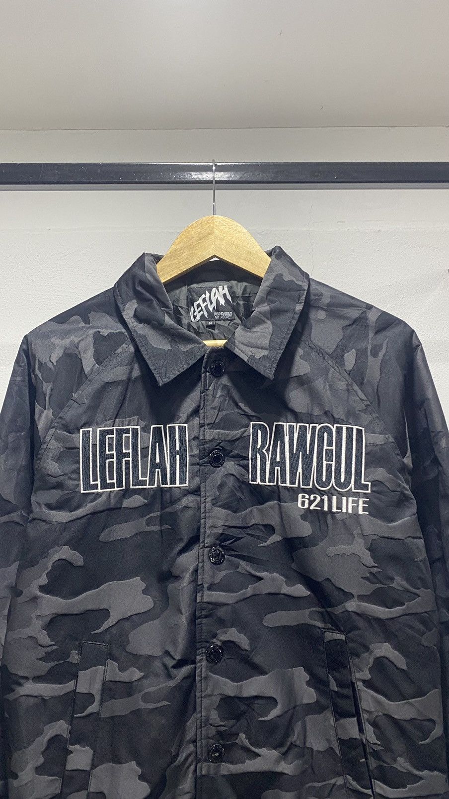 Japanese Brand Leflah 3D Camo Coach Jacket Size US S / EU 44-46 / 1 - 5 Thumbnail