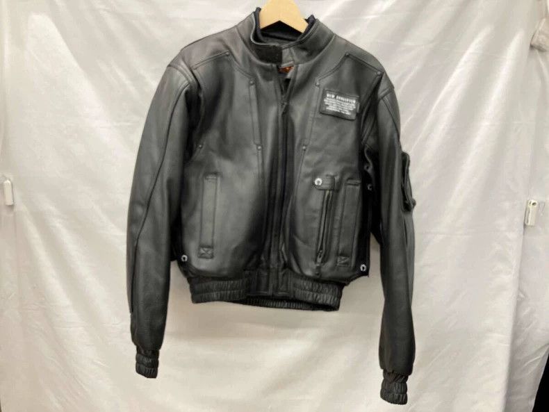 Kadoya black leather bomber jacket with detachable lining-dmc Size US XXL / EU 58 / 5 - 1 Thumbnail