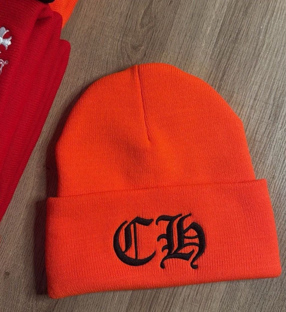 Chrome Hearts Chrome Hearts Orange Beanie Size ONE SIZE - 1 Thumbnail