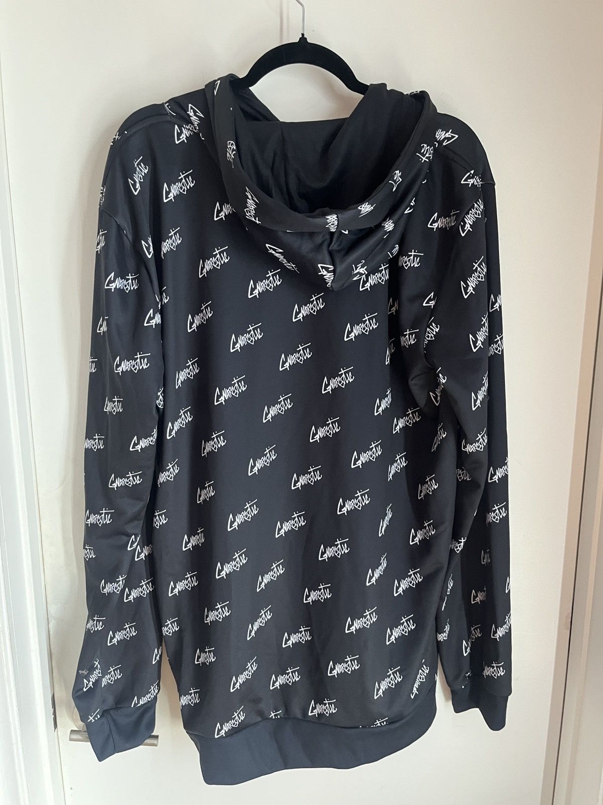 Gnarcotic Gnarcotic All-Over Logo Print Black Hoodie XL Size US XL / EU 56 / 4 - 2 Thumbnail