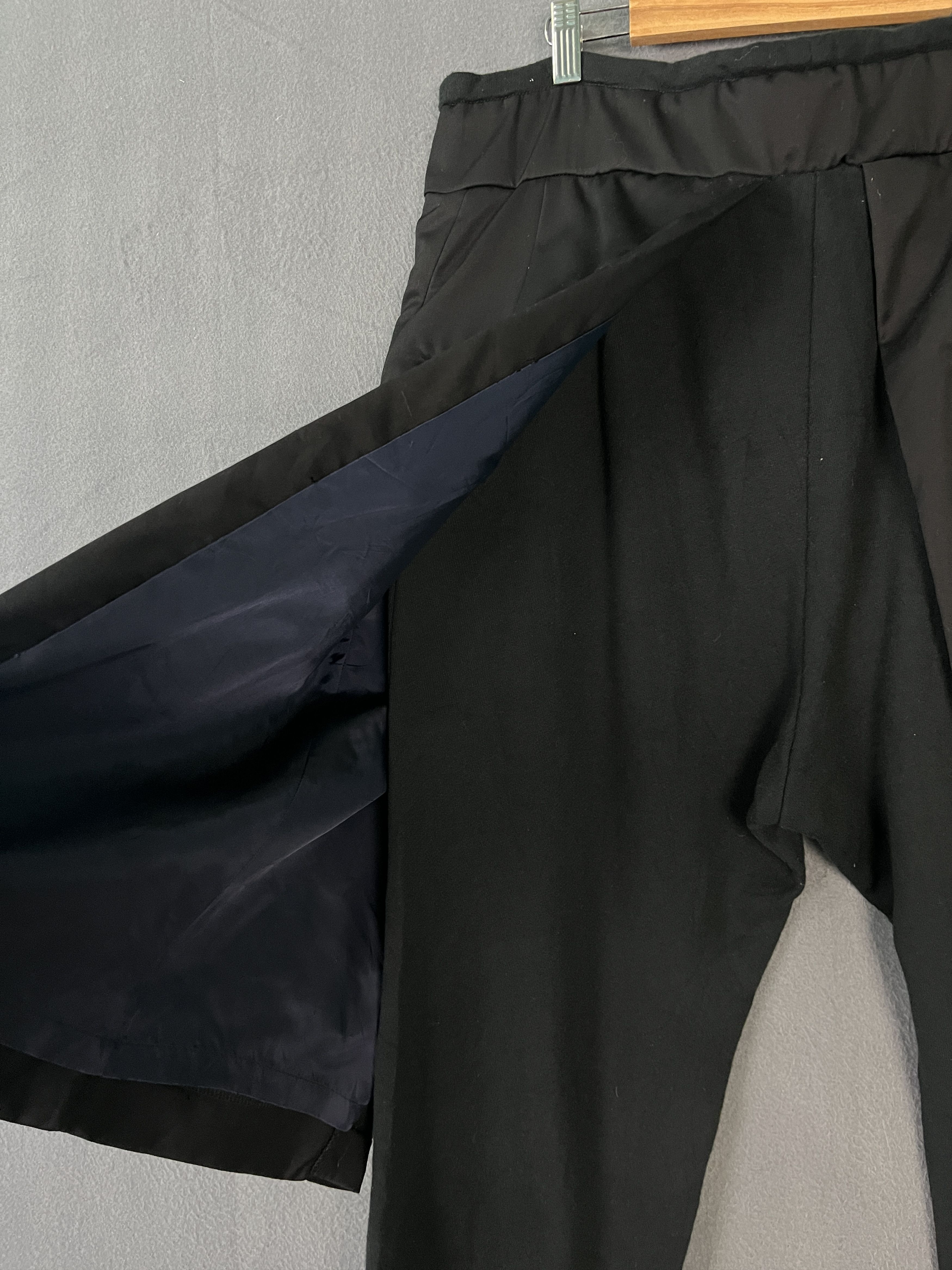 Japanese Brand SISE Double Layer Dropped Crotch Cropped Pants Made in Japan Size US 34 / EU 50 - 9 Thumbnail