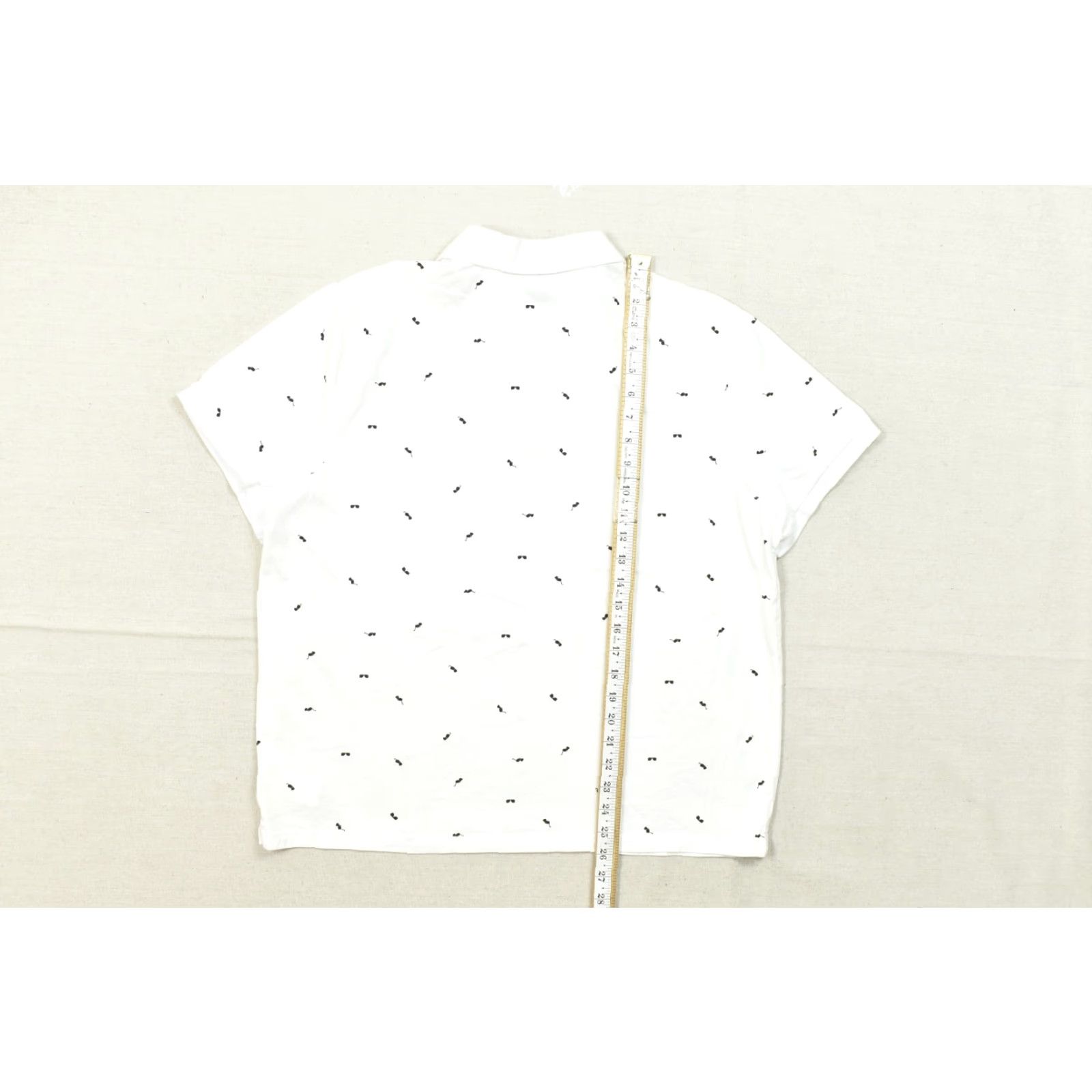Michael Kors Michael Kors Polo Shirt Mens XL White Cotton Short Sleeve Logo Sunglasses Print Casual Golf Shirt Size US XL / EU 56 / 4 - 3 Thumbnail