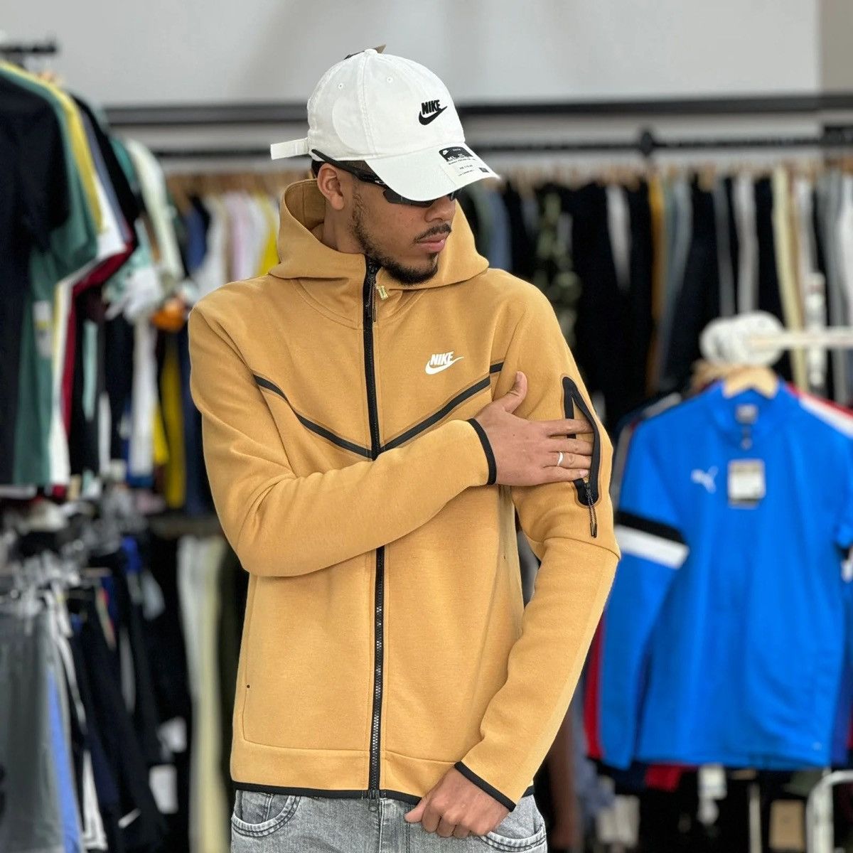 fleece hoodie nike yellow zip up hoodie