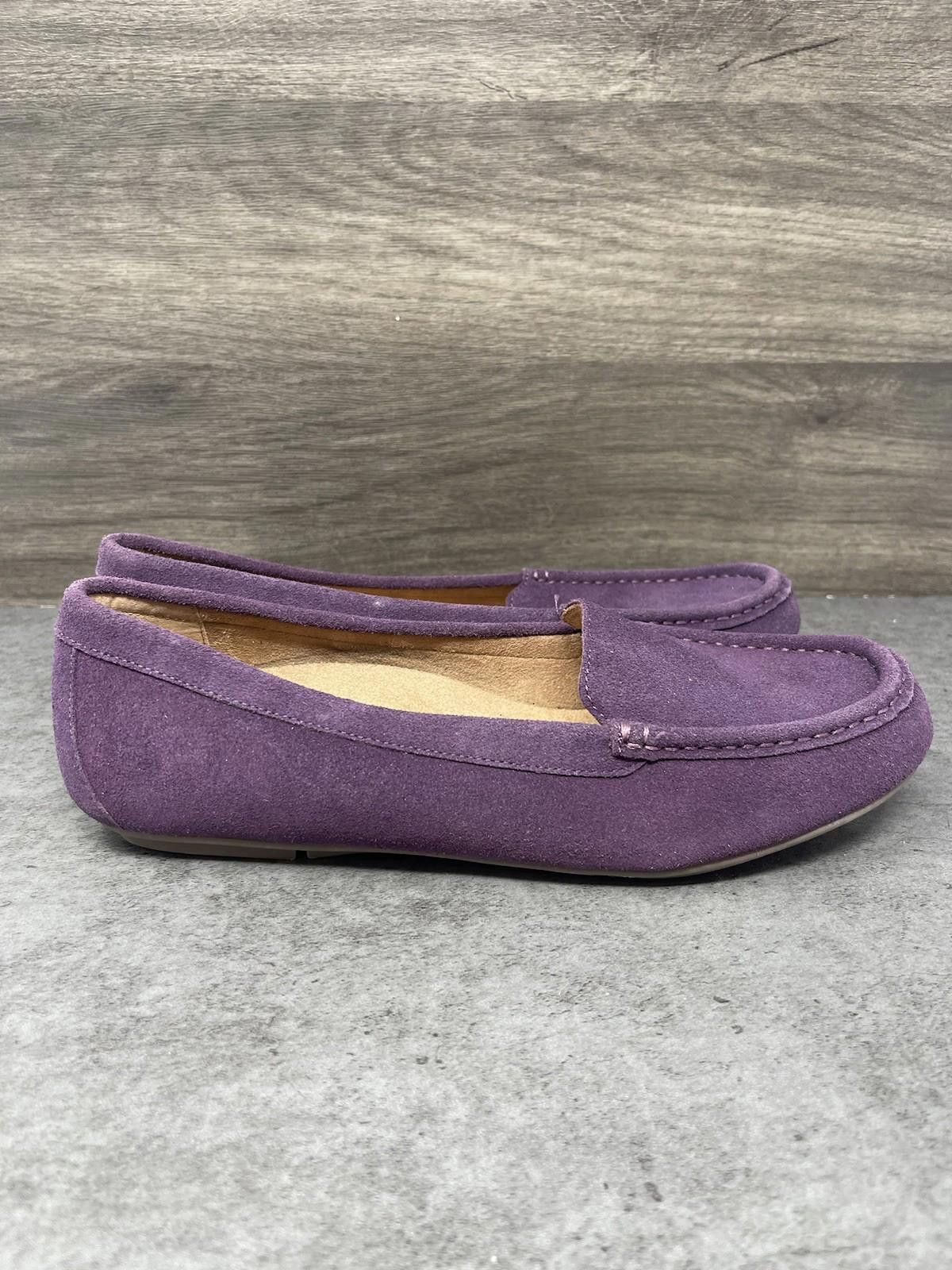 Vionic Vionic Shoes Womens 9.5 Chill Debbie Suede Loafers Purple Size US 9.5 / IT 39.5 - 6 Thumbnail