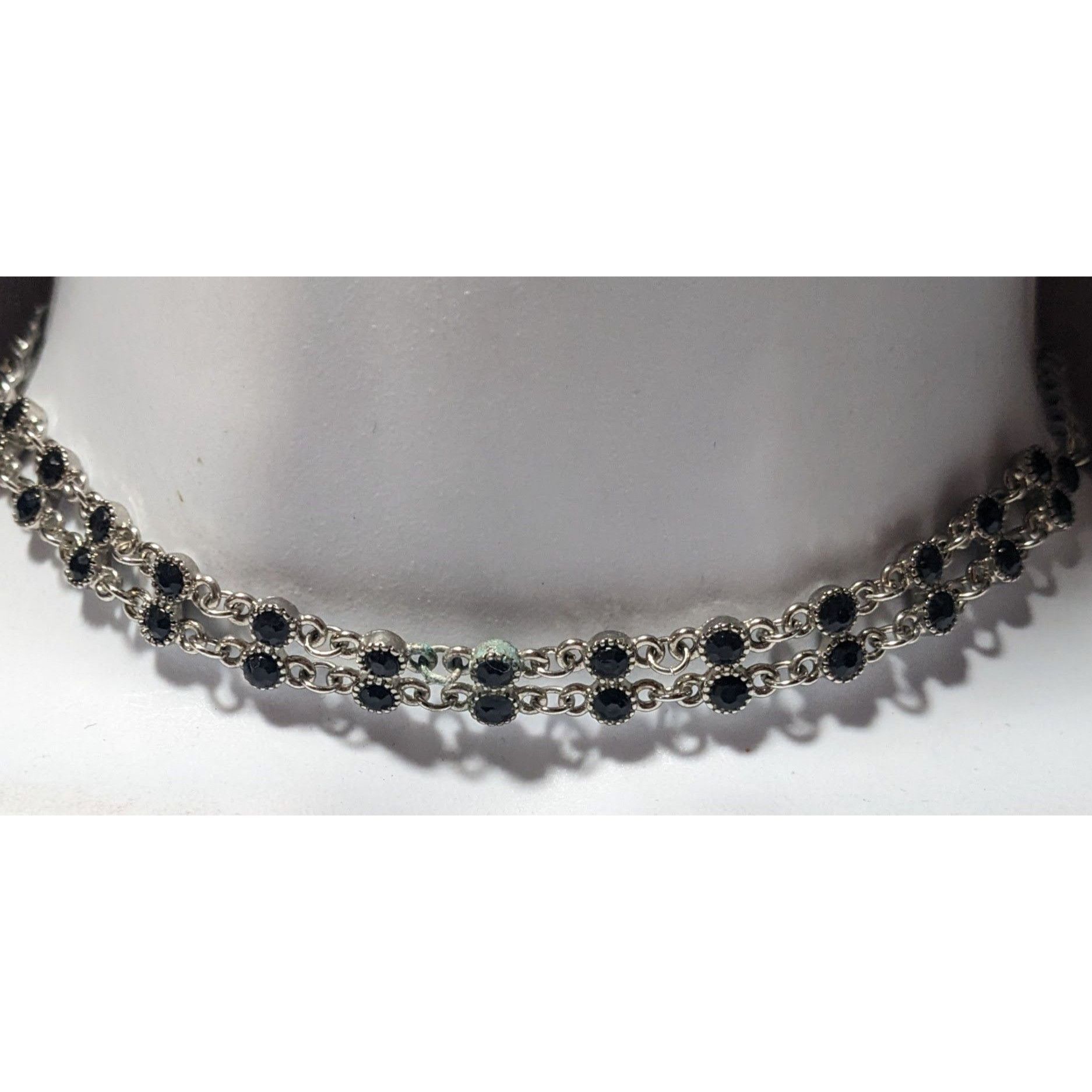 Other Minimalist Gothic Gemmed Chain Choker Necklace Size ONE SIZE - 4 Thumbnail