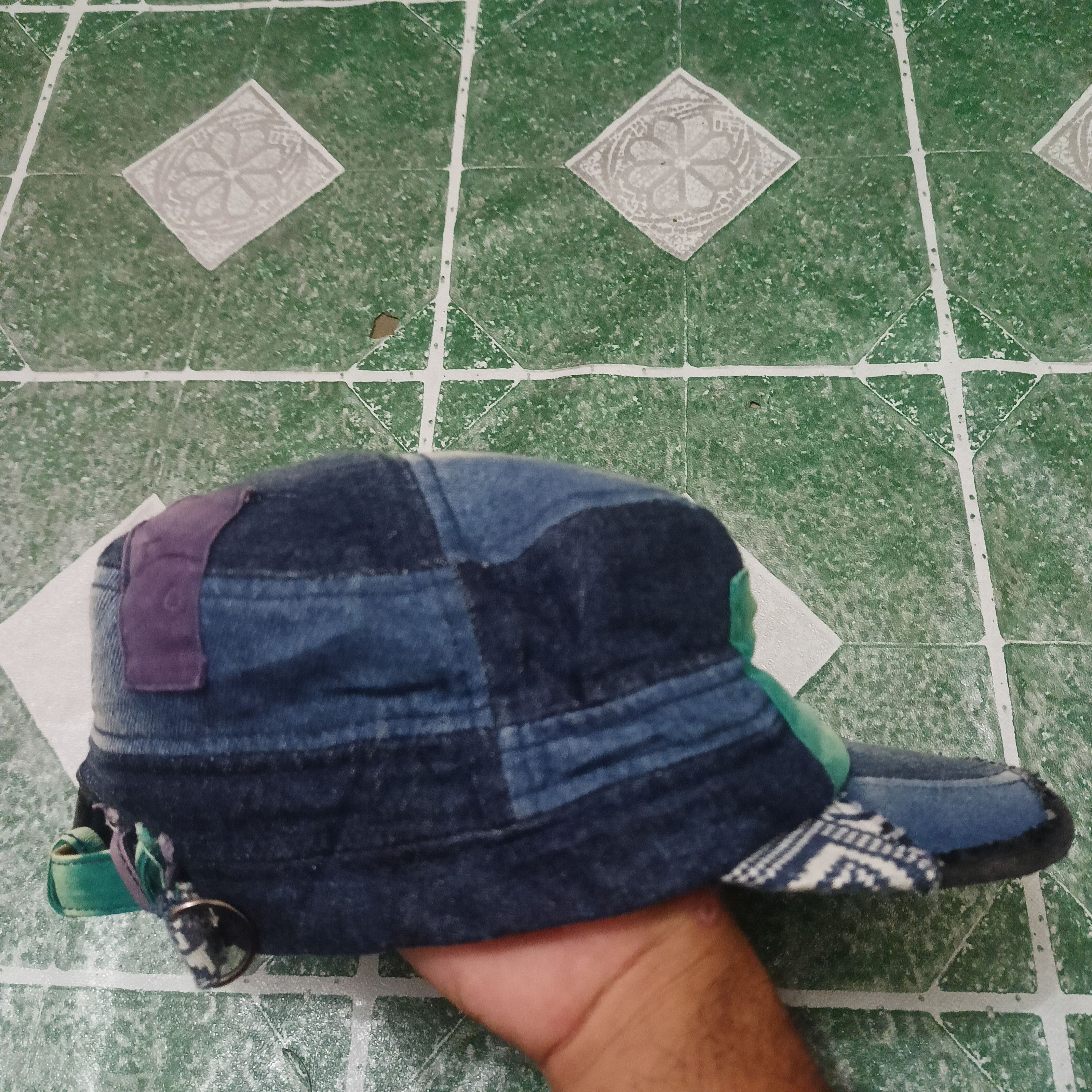 If Six Was Nine 💥Rare💥Insane Japan GRACE Denim Patchwork Military Design Size ONE SIZE - 5 Thumbnail