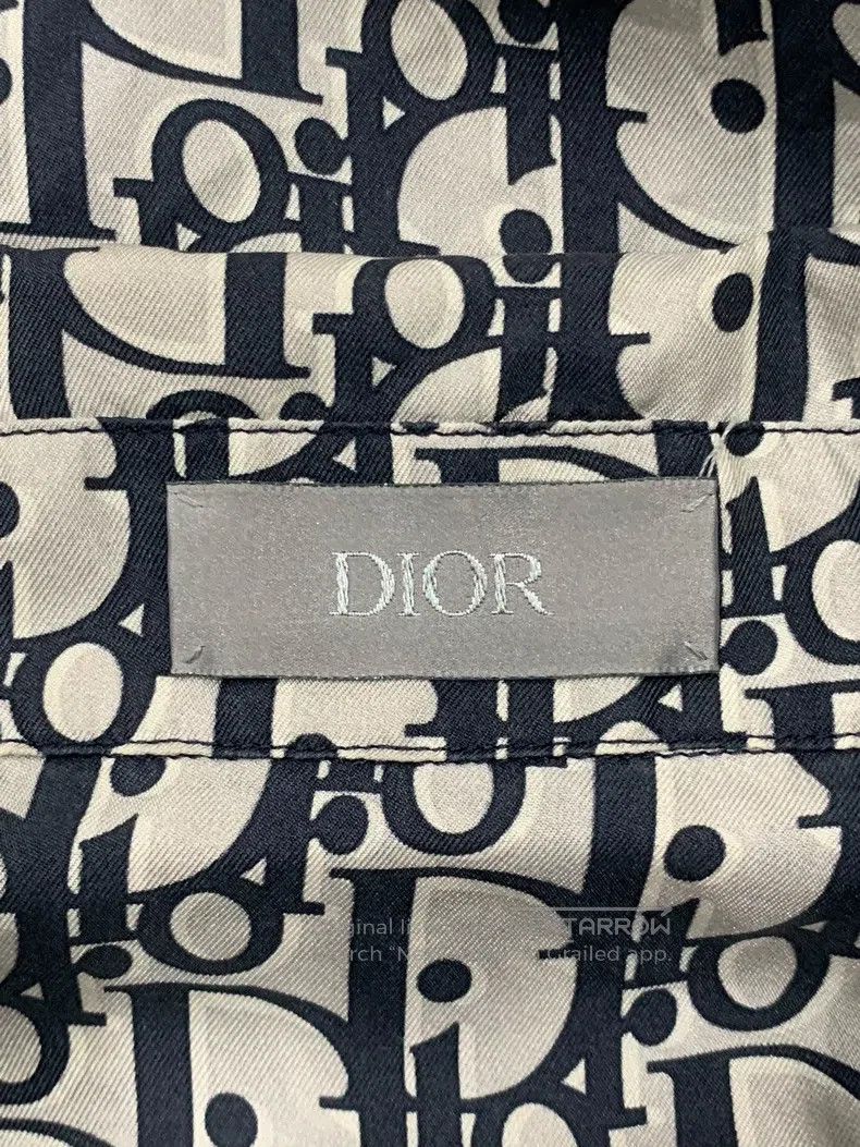 Dior Dior Silk full-print short-sleeved shirt black and white Size US XXS / EU 40 - 7 Thumbnail