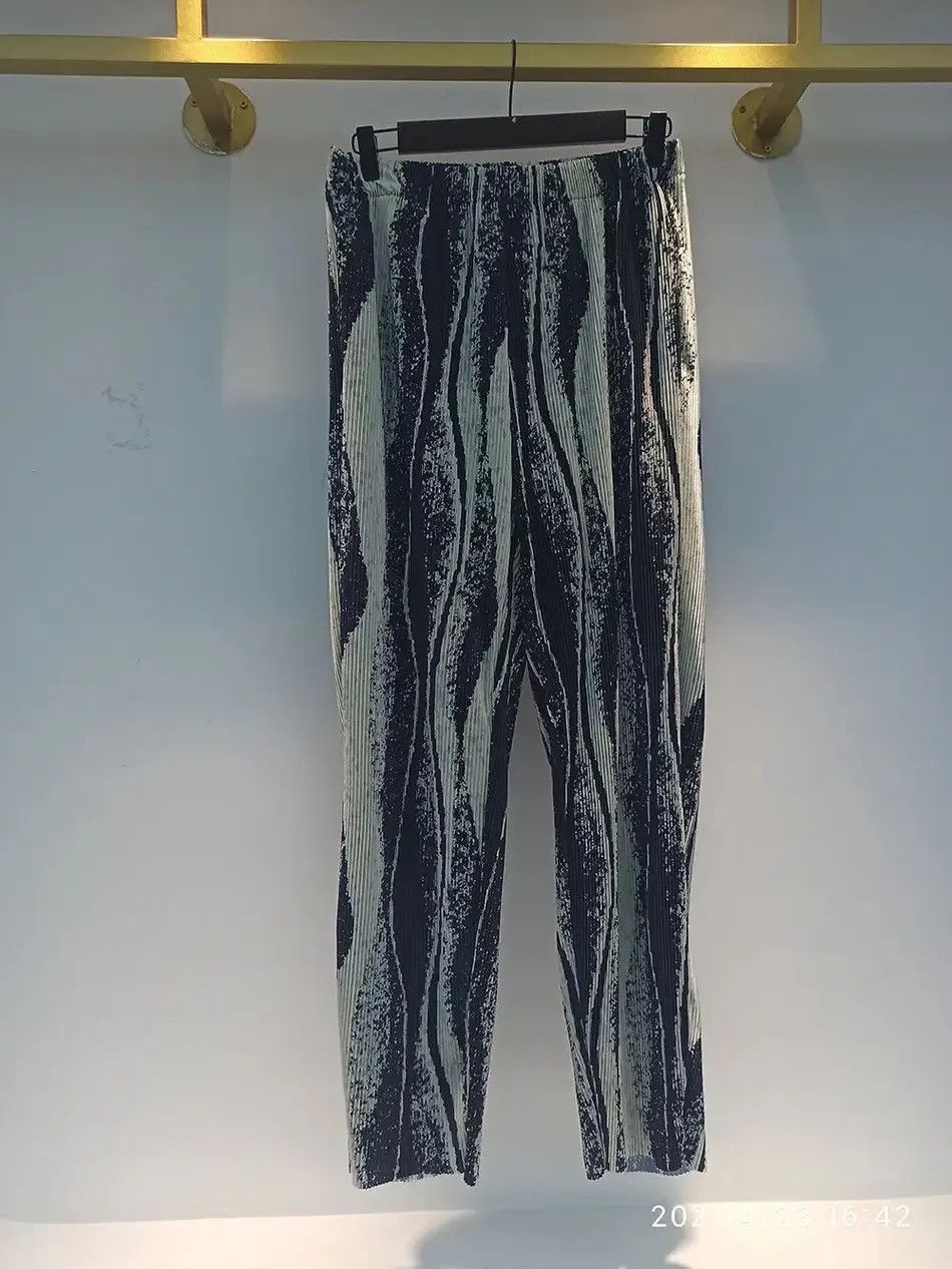 Japanese Brand × Vintage Korean fashion black tie-dye pleats pants trousers Size US 32 / EU 48 - 4 Thumbnail