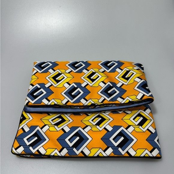 Gucci Gucci Geometric Pattern Silk Travel Dust Bag Cover Orange Ye Size ONE SIZE - 1 Thumbnail