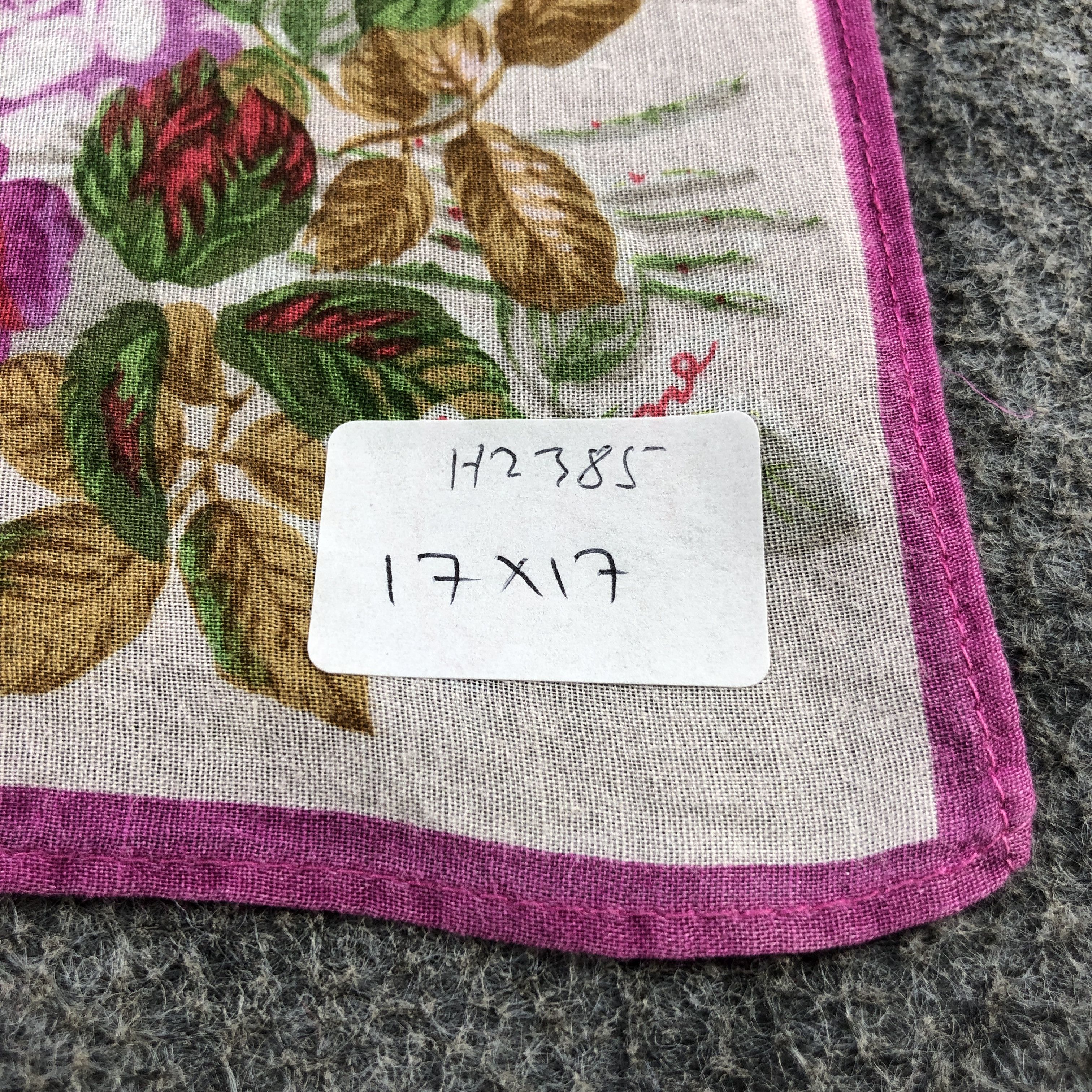 Kenzo Kenzo Floral Handkerchief Neckerchief Bandana H2385 Size ONE SIZE - 6 Thumbnail
