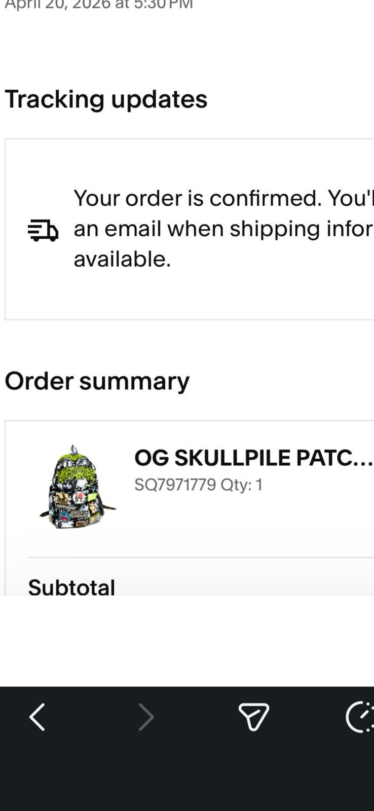 Other WRST Skullpile Patch Backpack (rare) Size ONE SIZE - 4 Thumbnail