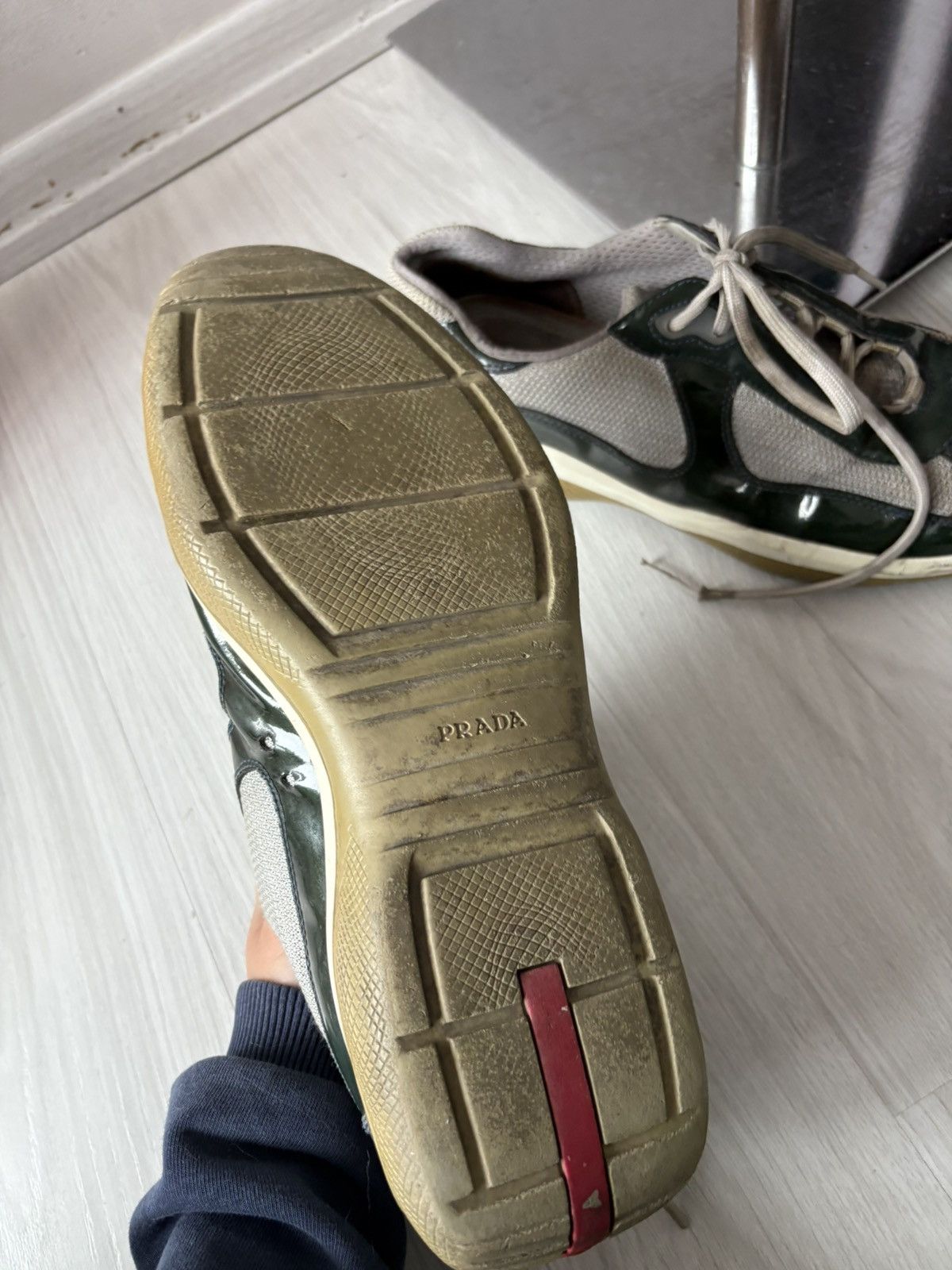 Prada PRADA AMERICAN CUP SNEAKERS Size US 10.5 / EU 43-44 - 12 Thumbnail