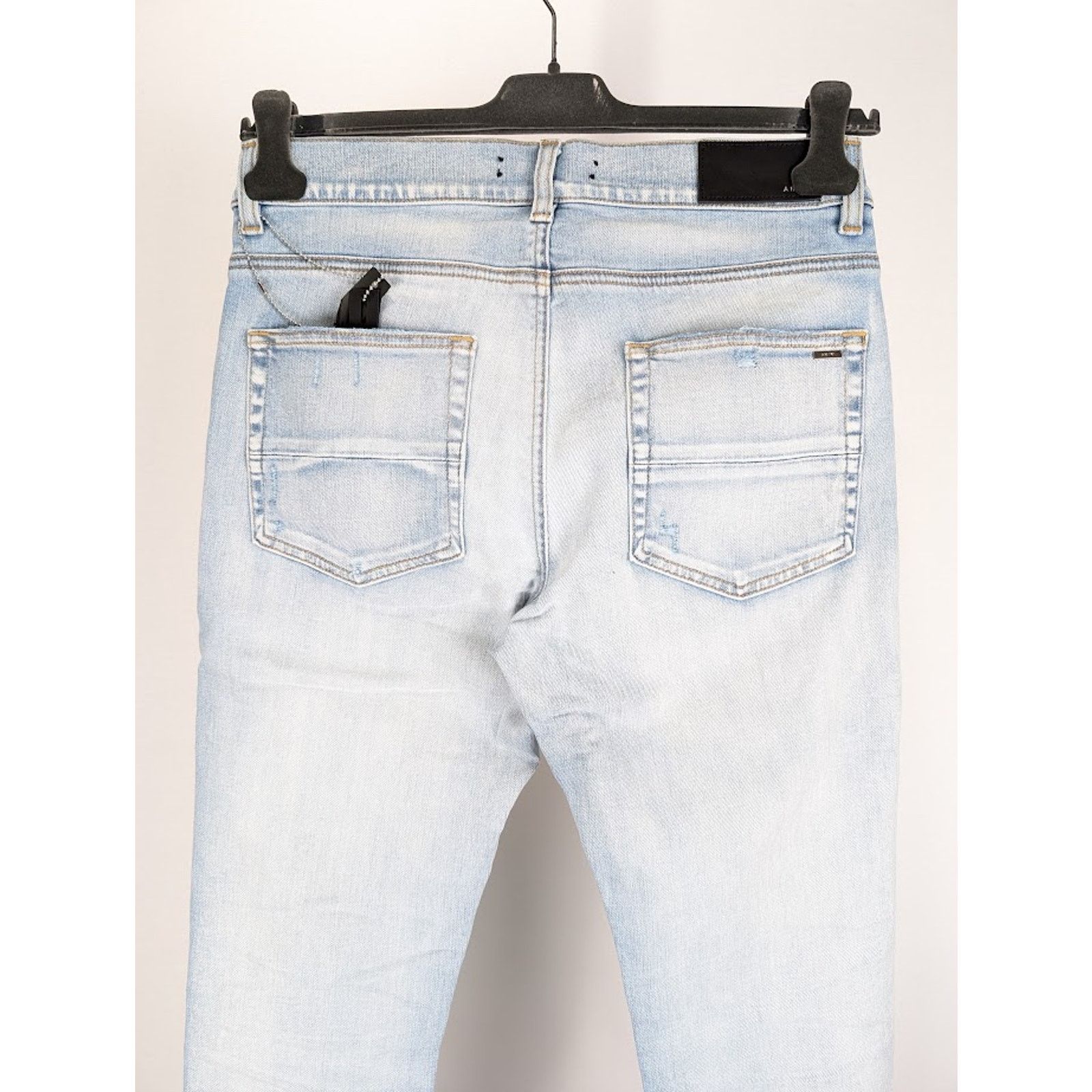 Amiri o1rshd1 MX1 Camo Jeans in Light Indigo Size US 33 - 13 Thumbnail