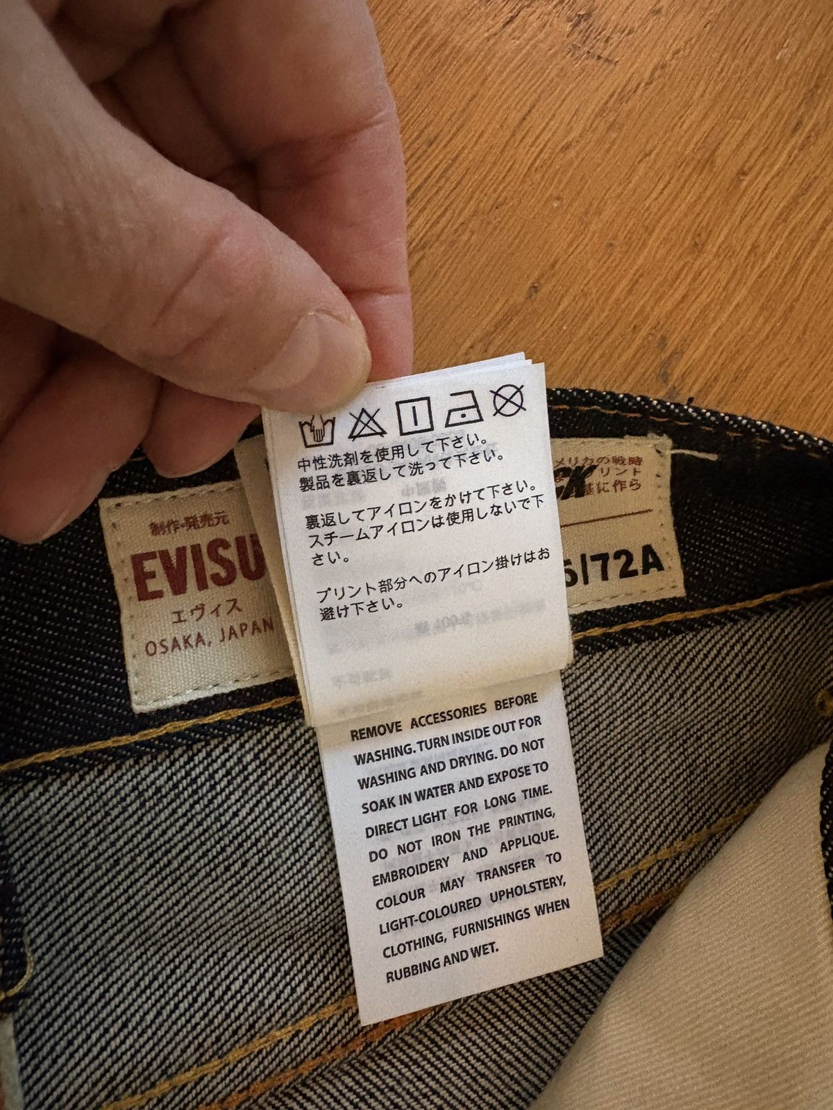 Evisu × Palace PALACE EVISU P90 BAGGY JEAN INDIGO Size US 28 / EU 44 - 6 Thumbnail