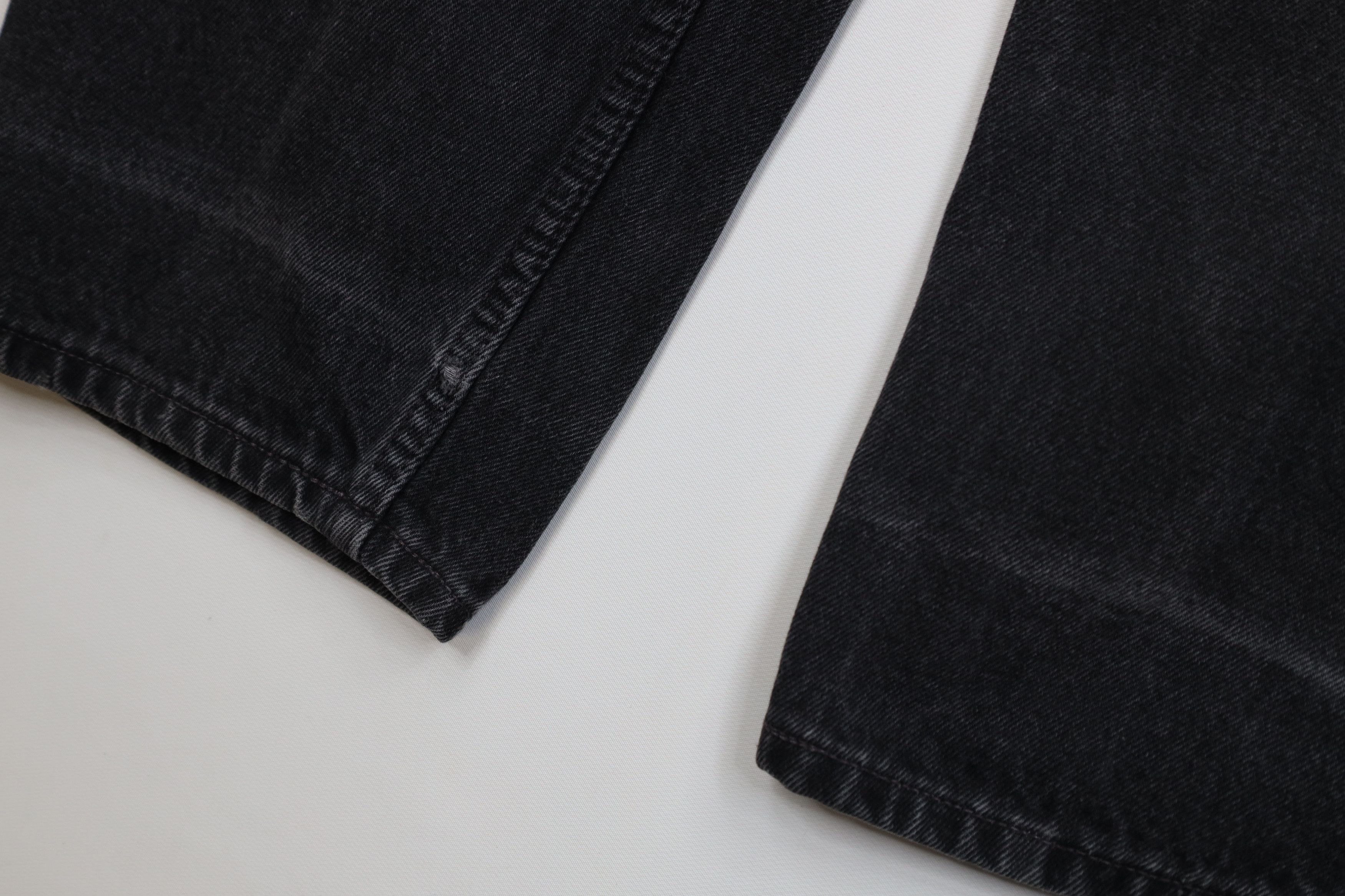 Levi's Vintage 90s Levis 560 Tapered Leg Denim Jeans Black USA Size US 38 / EU 54 - 5 Thumbnail