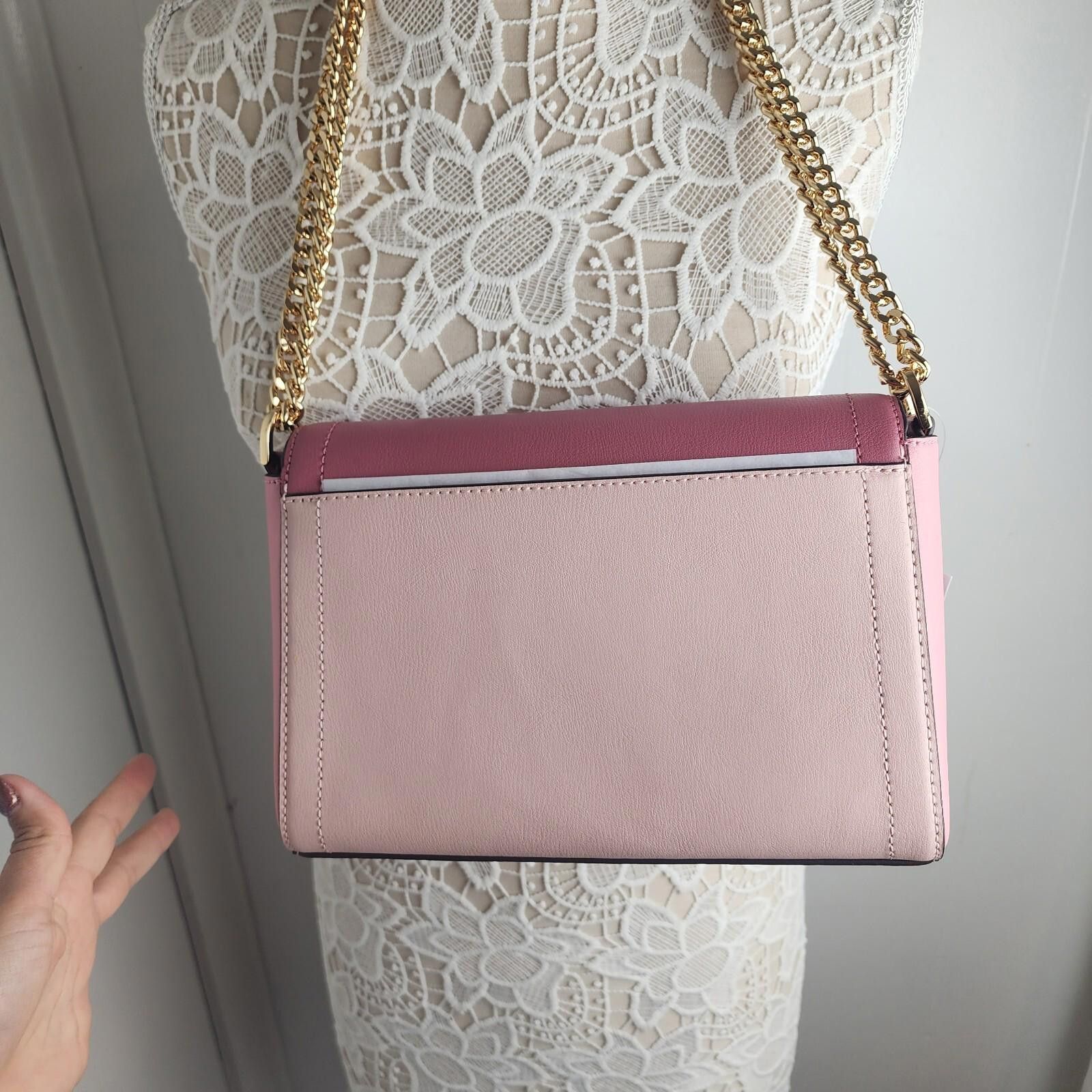 Michael Kors New Michael Kors Kinsley Medium Flap Shoulder Bag in Blossom Size ONE SIZE - 5 Thumbnail