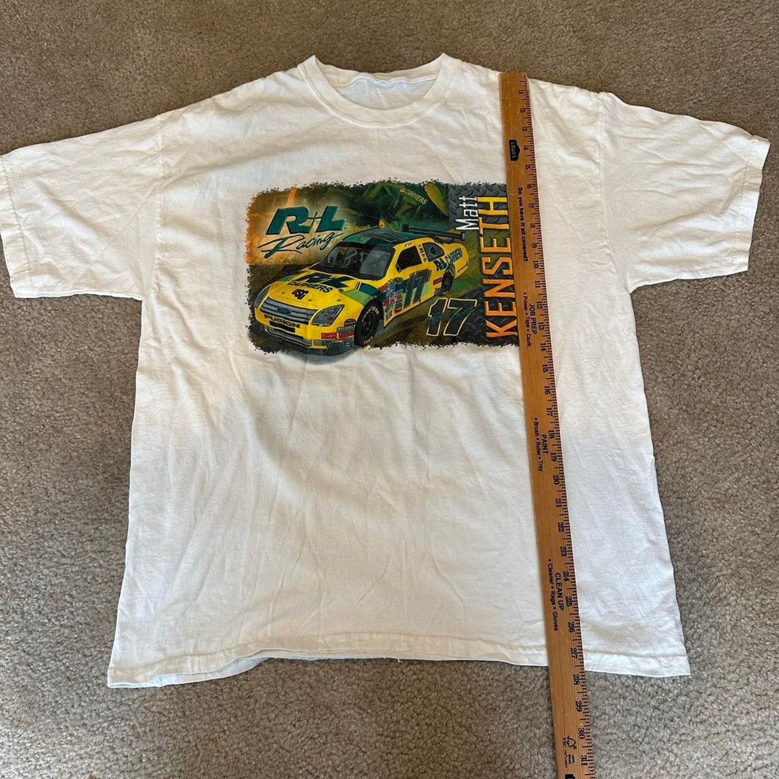 NASCAR Y2k vintage nascar matt kenseth racing tee Size US XL / EU 56 / 4 - 5 Thumbnail