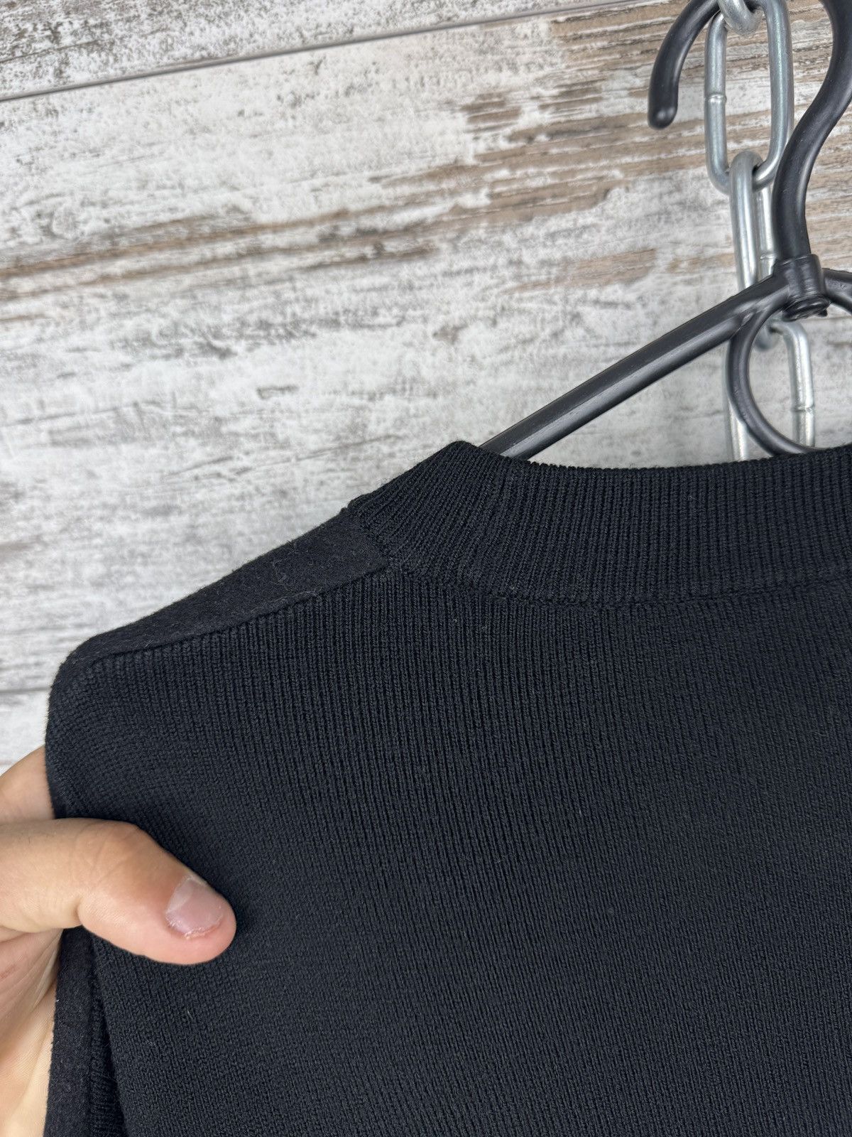 Reiss Mens Vintage Reiss wool sweater mohair knitwear black Size US L / EU 52-54 / 3 - 13 Thumbnail