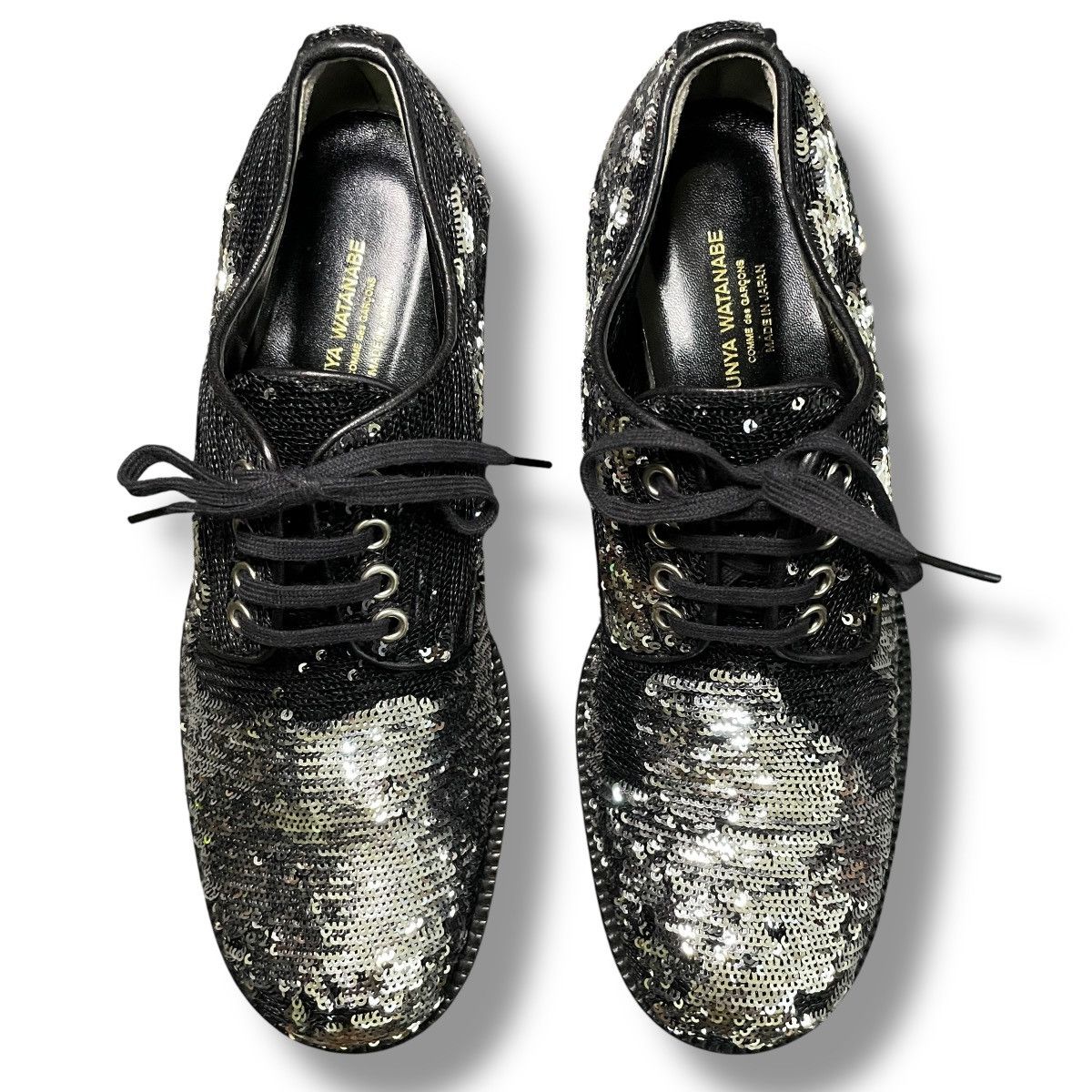Junya Watanabe ARCHIVE Junya Watanabe F/W04 RTW Runway Sequined Derby Size US 8 / IT 38 - 8 Thumbnail