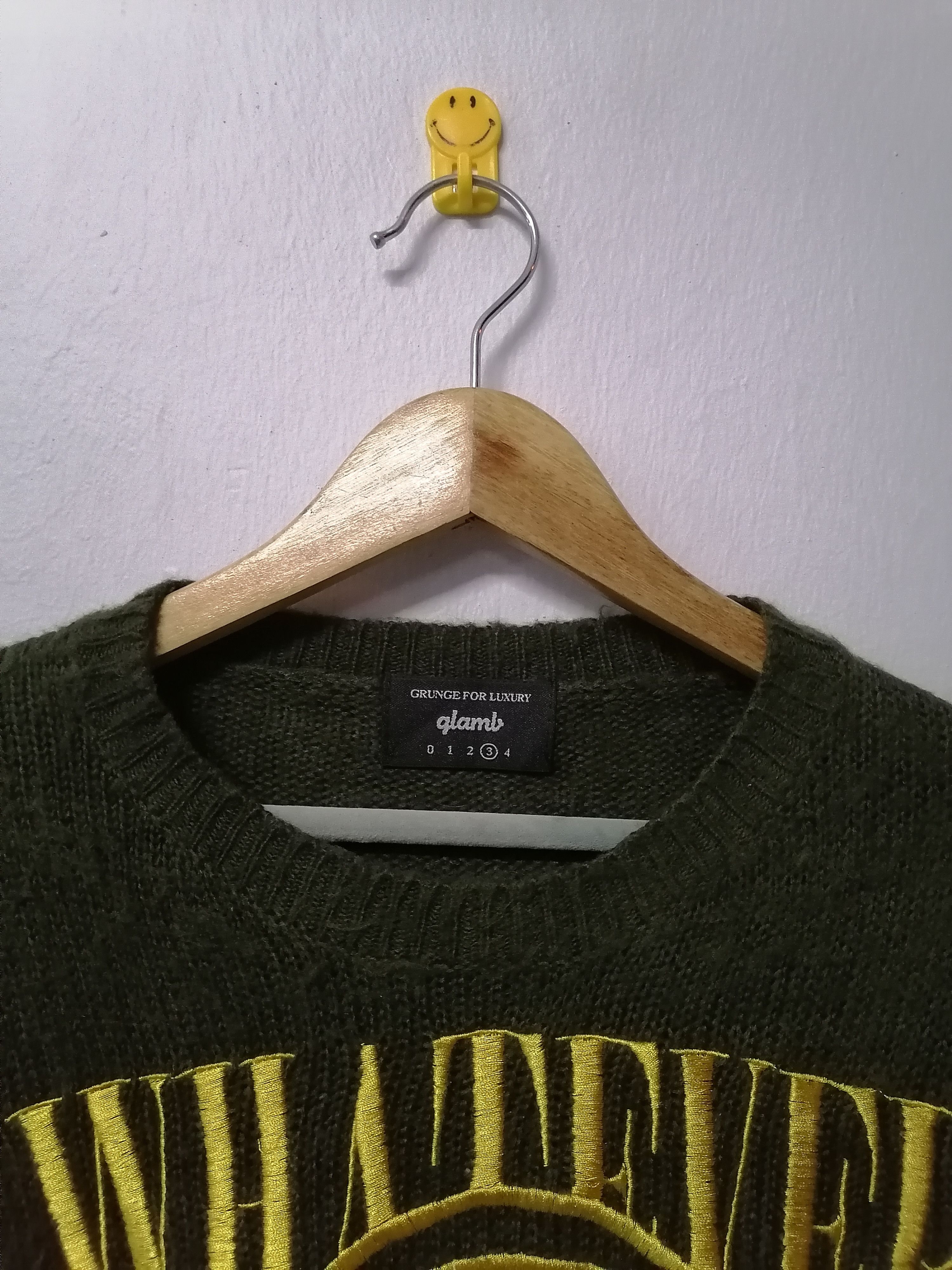 Japanese Brand × Nirvana Glamb Whatever Smile ICONIC Nirvana Knitwear Size US L / EU 52-54 / 3 - 5 Thumbnail